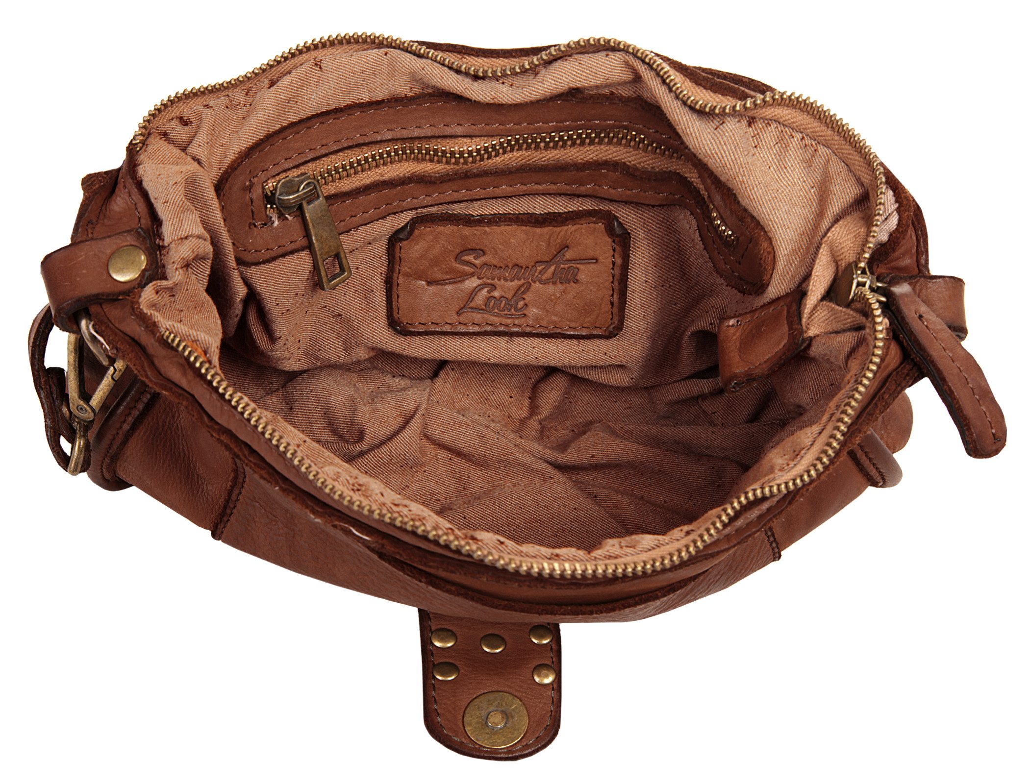 Samantha Look Tas echt leer, made in italy