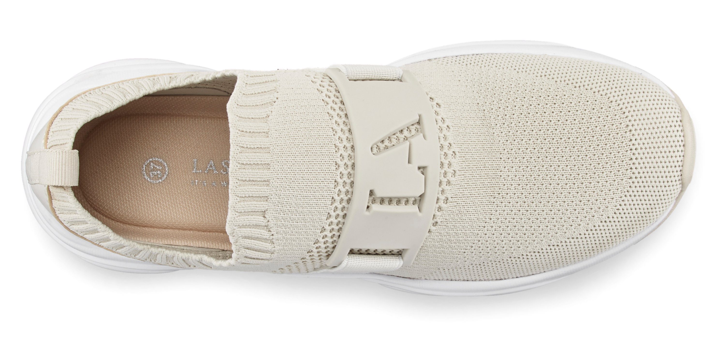 active by Lascana Sneakers Lage schoen, vrijetijdsschoen, slipper, chunky zool VEGAN