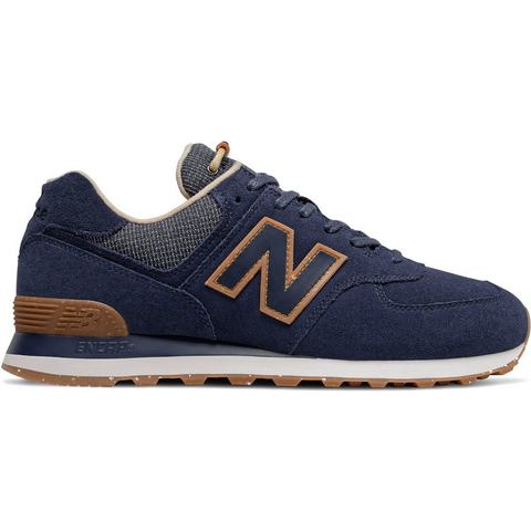 New Balance 574 sneakers donkerblauw-camel