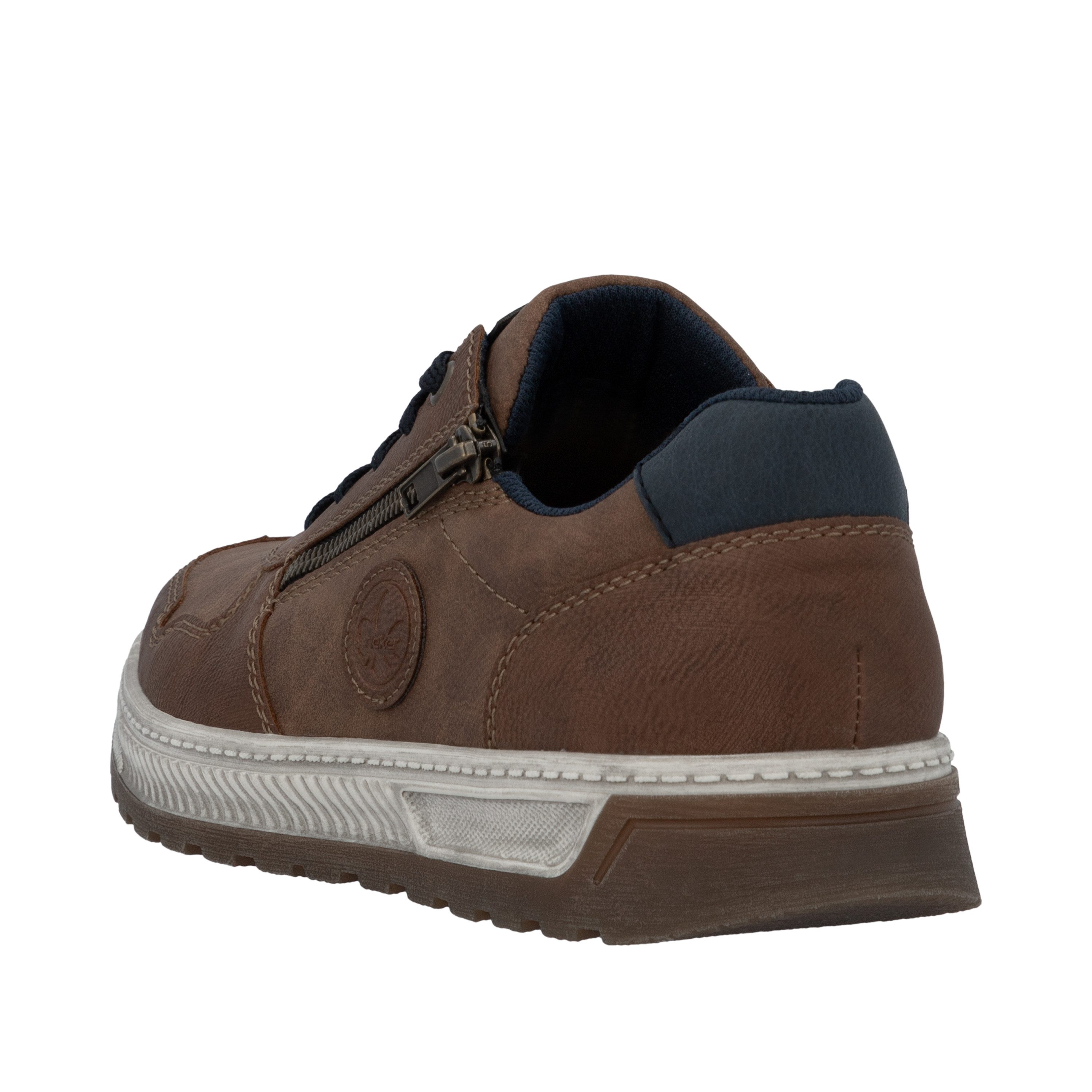 Rieker Sneakers Vrijetijdsschoen, halfschoen, veterschoen met contrastafwerking