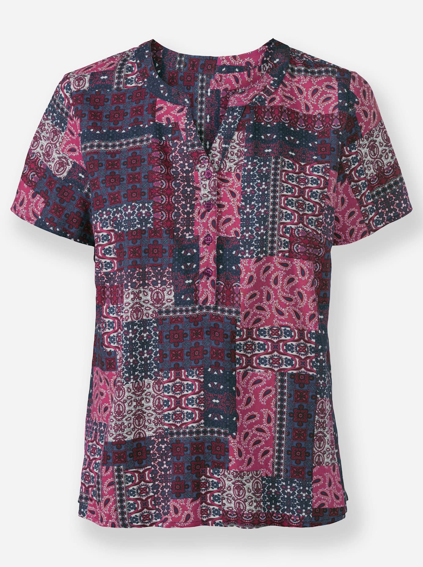 Classic Inspirationen Blouse met korte mouwen