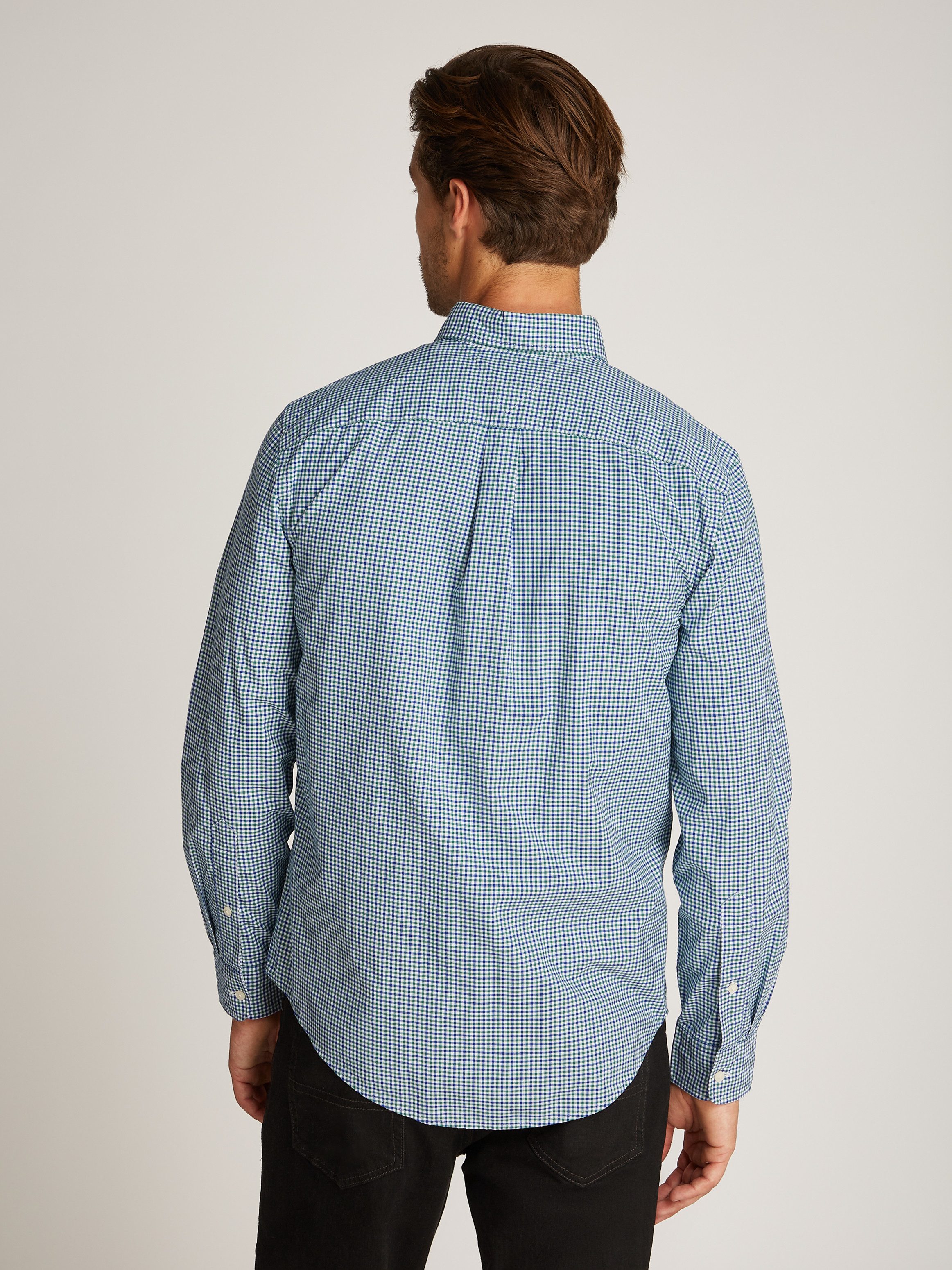 Tommy Hilfiger Businessoverhemd FLEX POPLIN GINGHAM RF SHIRT