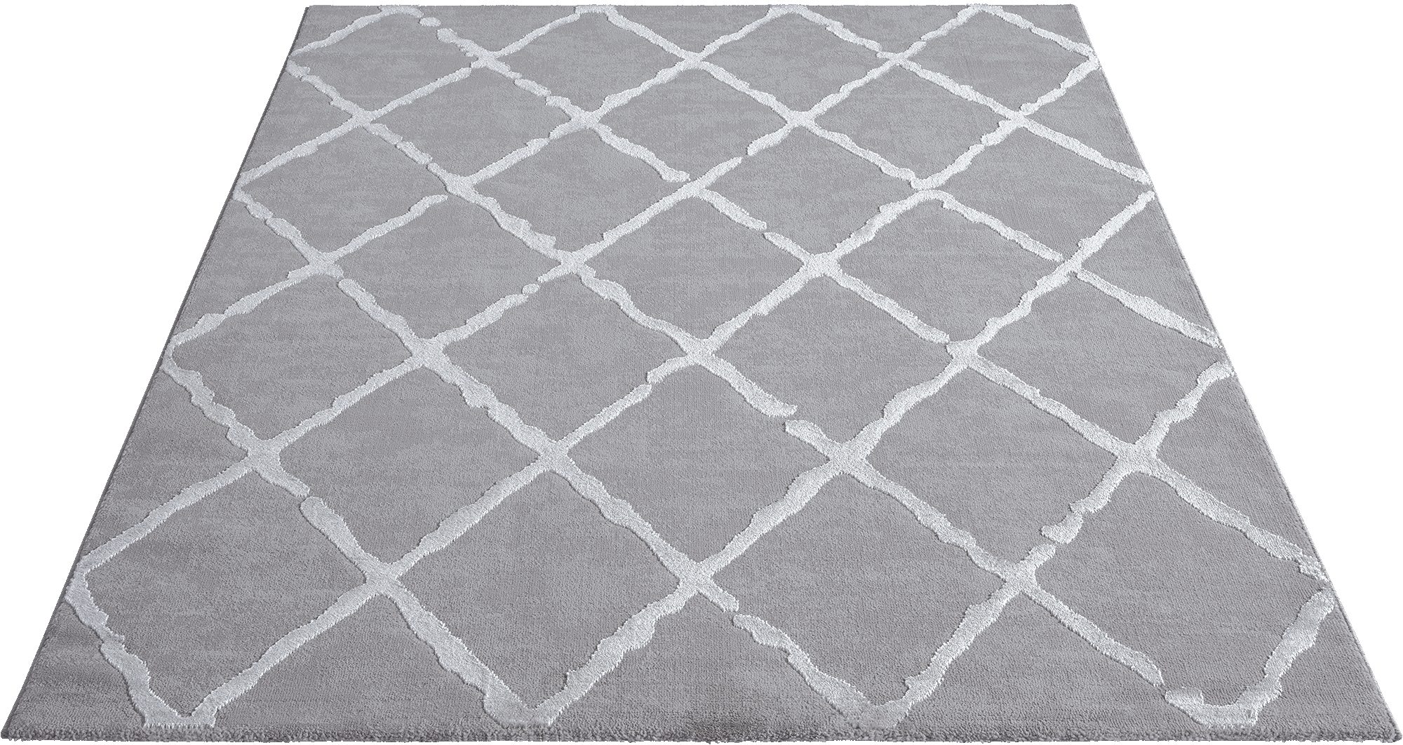 The carpet Vloerkleed Knight moderne woonkamer tapijt met elegant glanzende pool