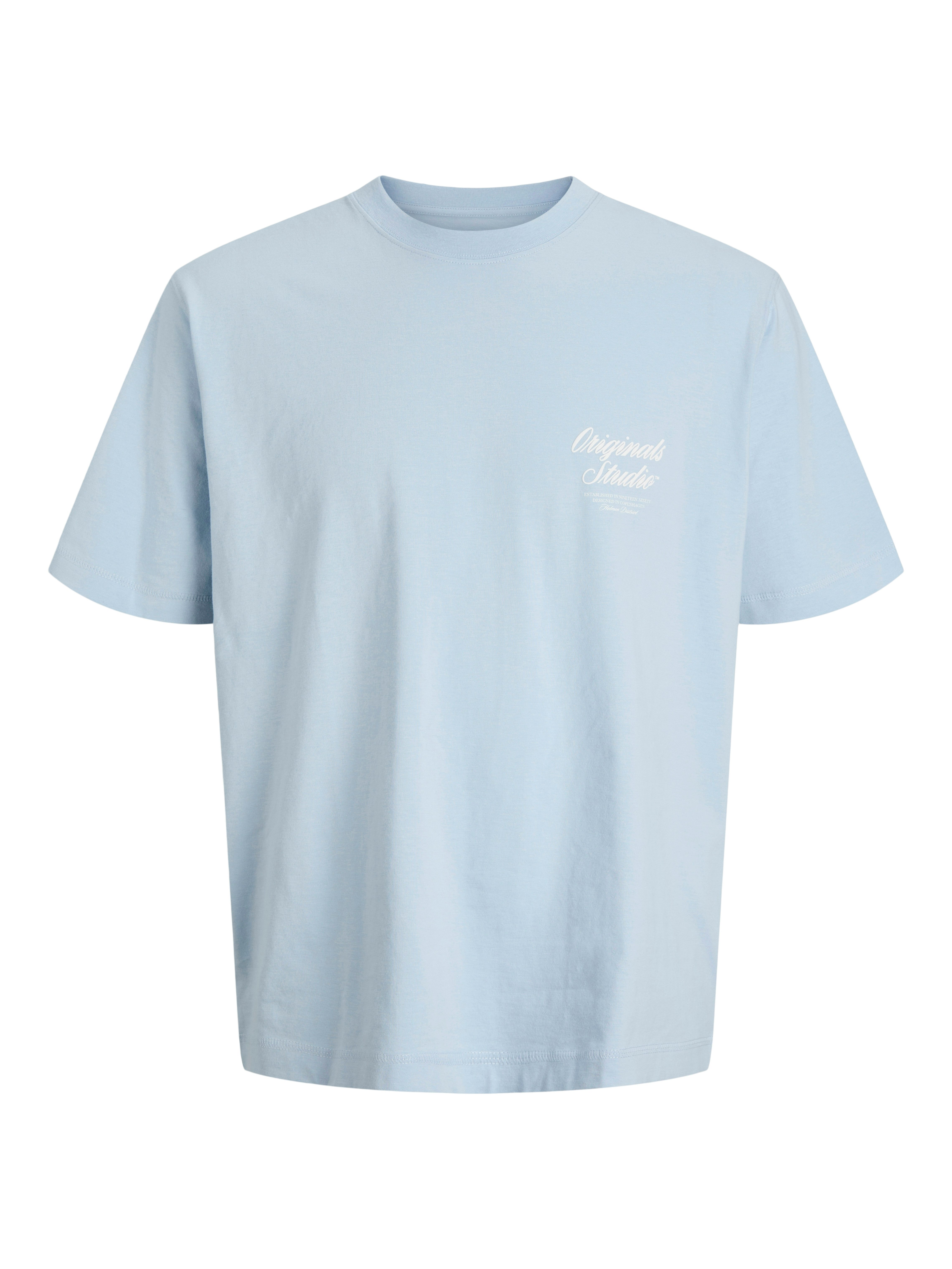 Jack & Jones Junior T-shirt JORNORREBRO TYPO TEE SS CREW NECK SN JNR
