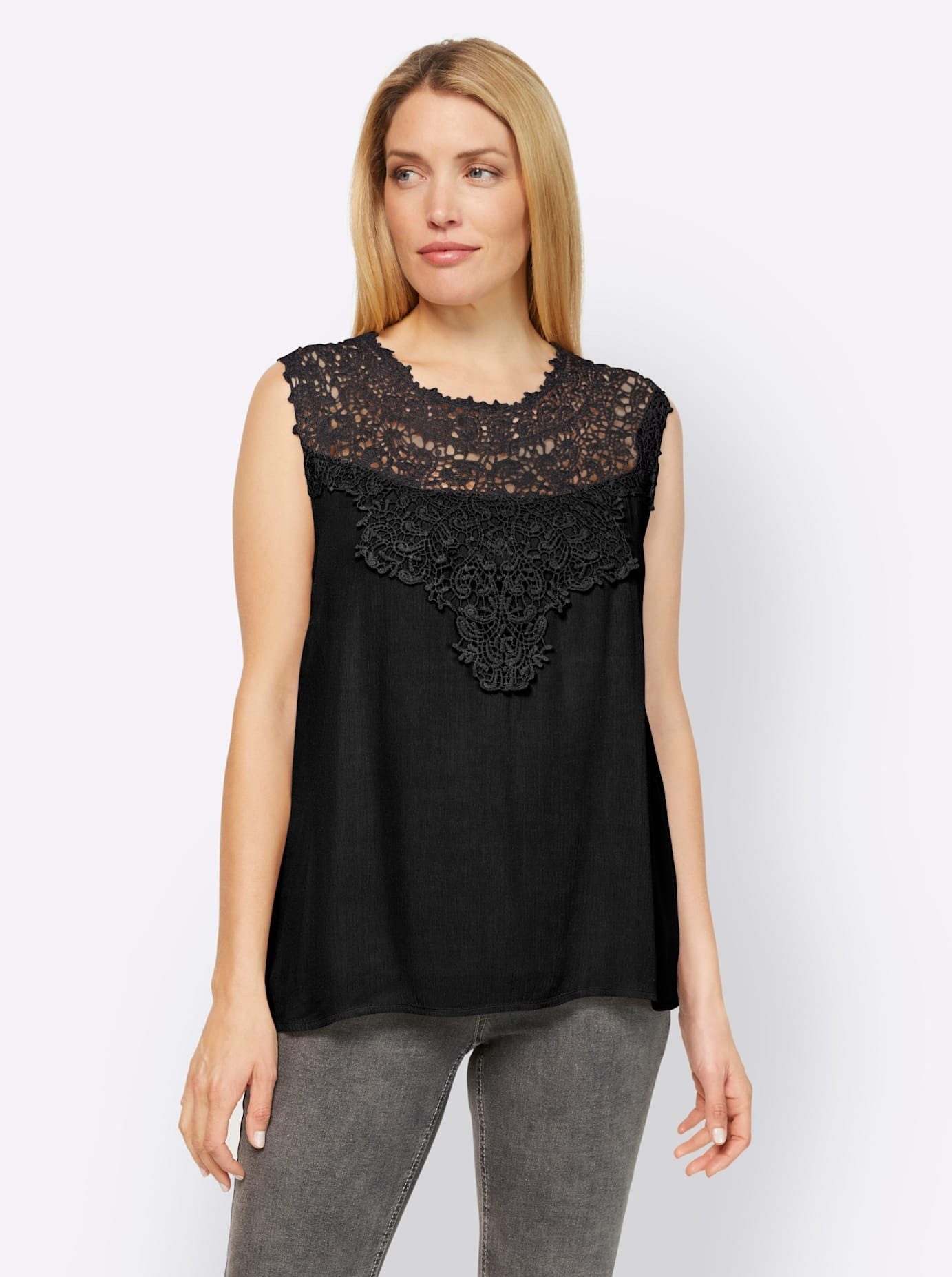 heine Top dames blousetops maat 34 zwart