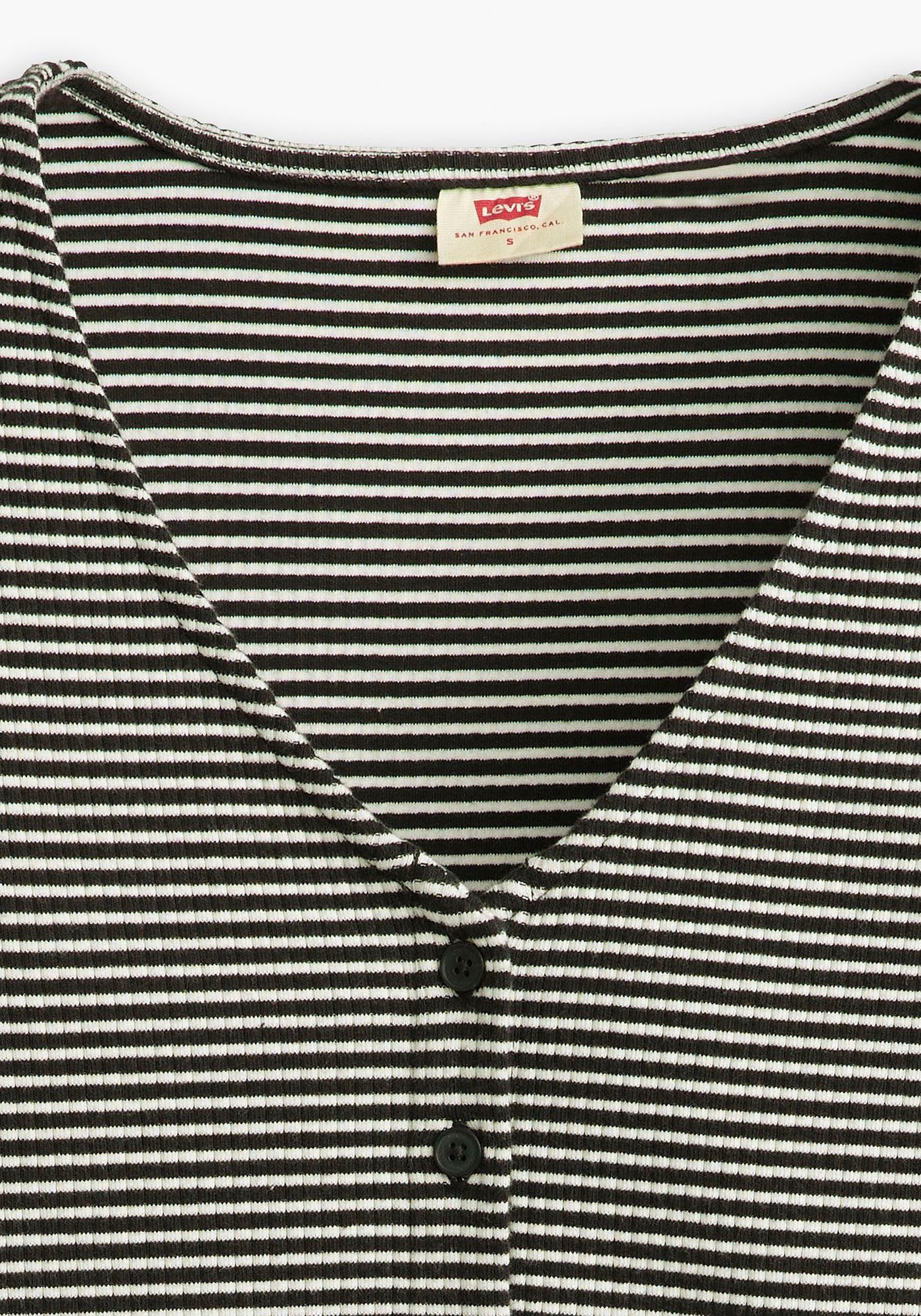 Levi's® Vest met knoopsluiting en in structuur-look