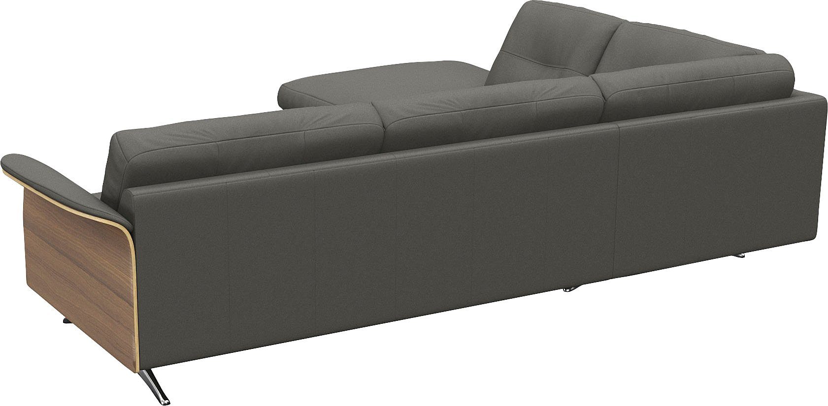 FLEXLUX Hoekbank Glow, super comfortabel door hoogwaardige zitconstructie met binnenvering, L-vorm