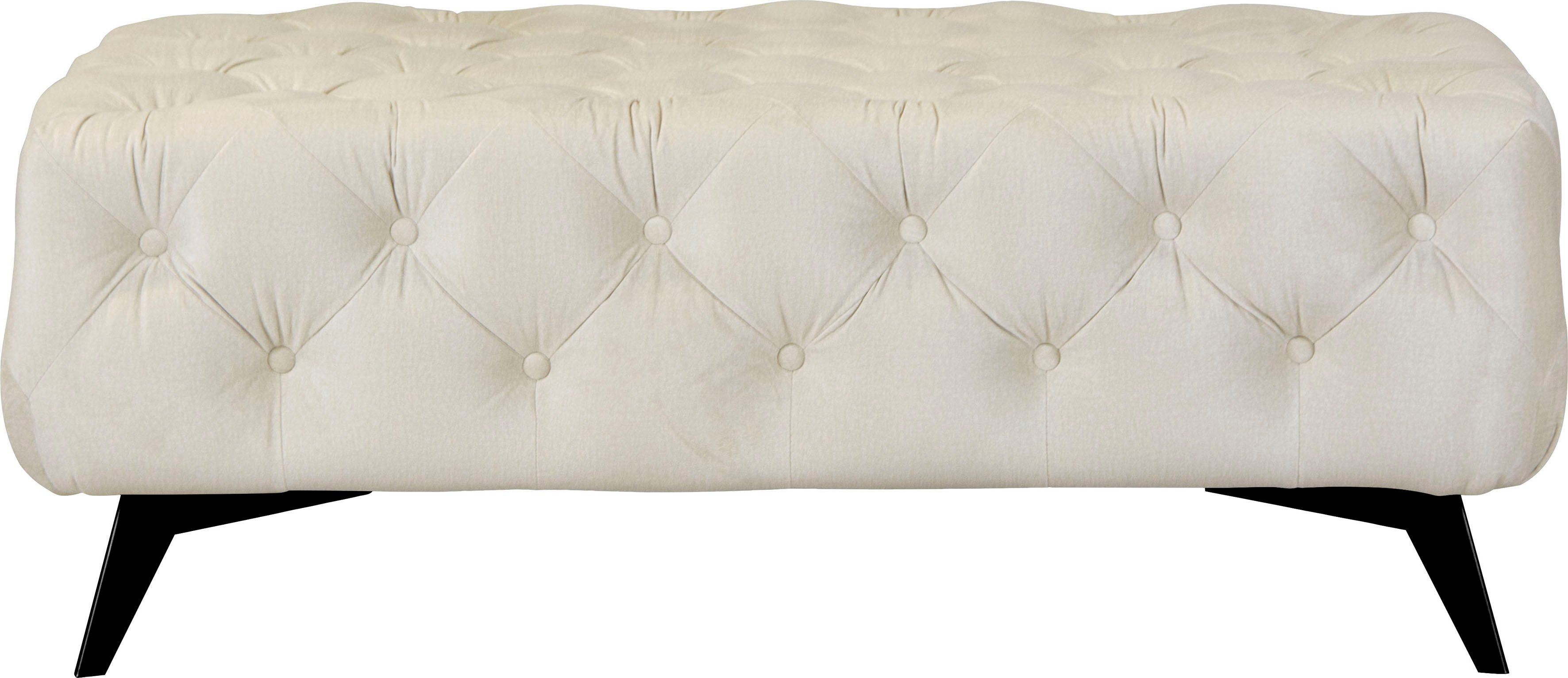 Leonique Hocker Amaury Chesterfield-look, breedte 120 cm, kleur van de poten ter keuze