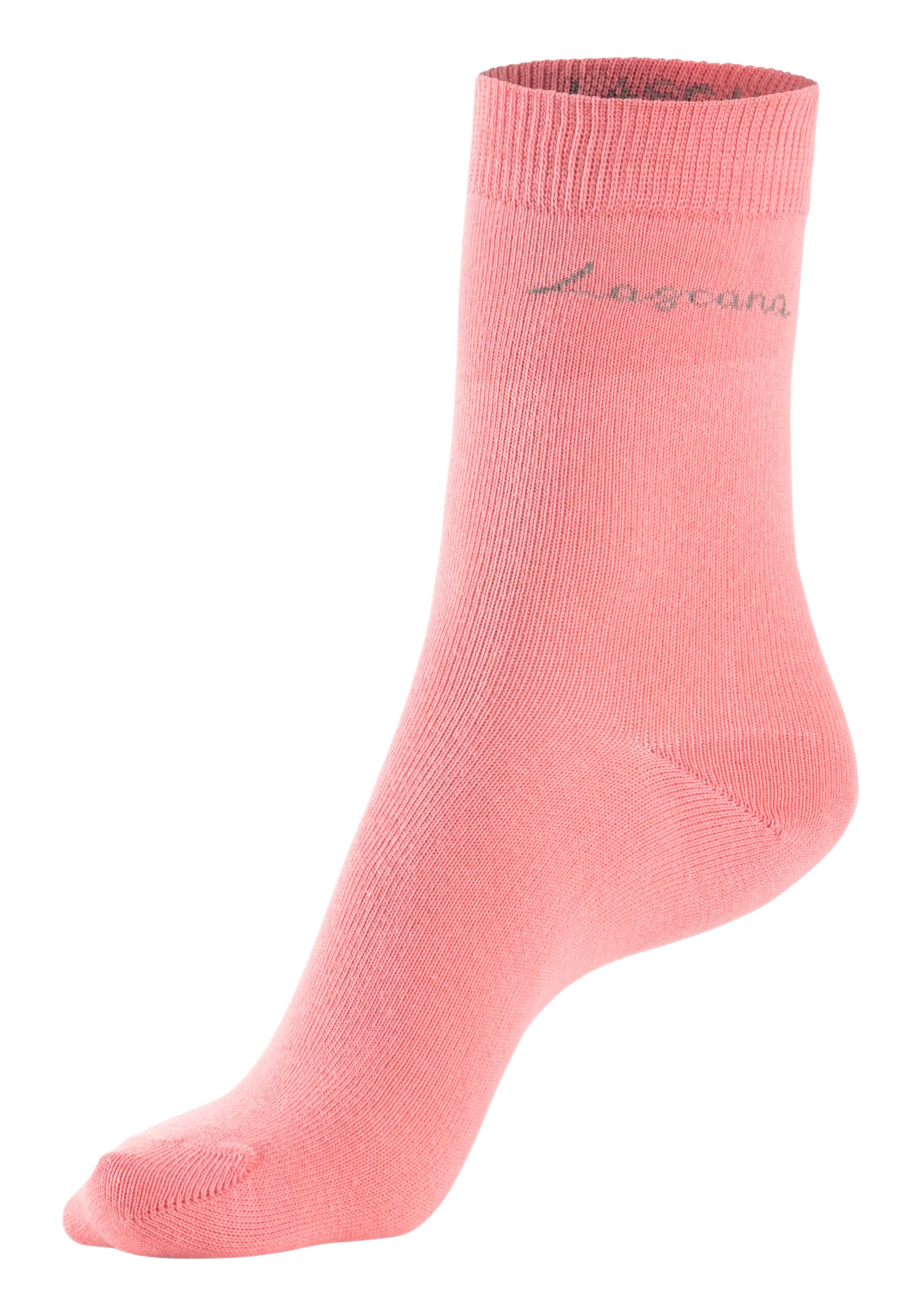 Lascana Basic sokken Believe in Yourself in aantrekkelijke cadeauverpakking (box, 4 paar)