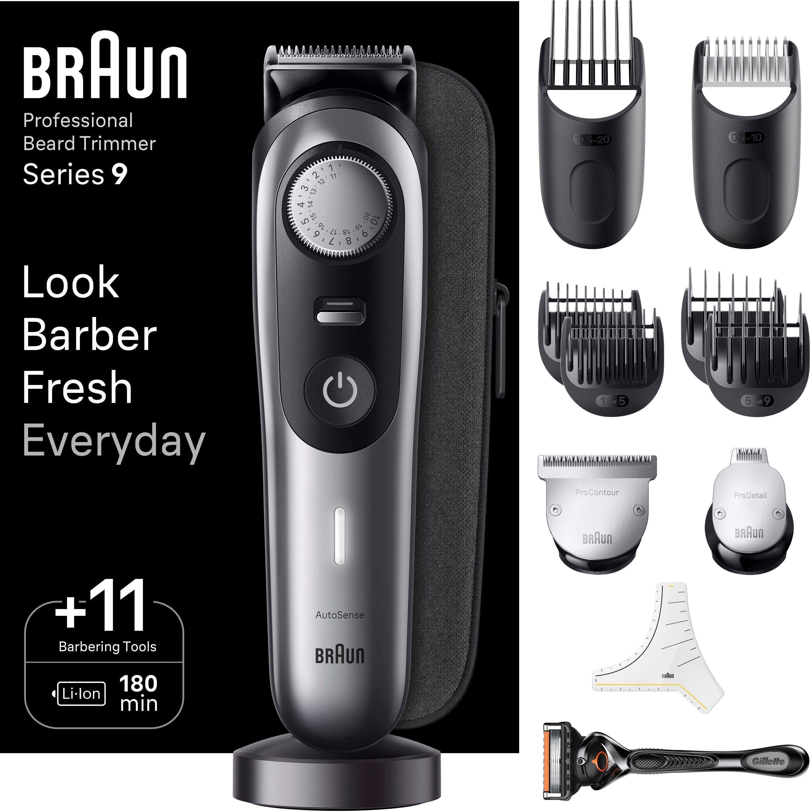 Braun Tondeuse Baardtrimmer BT9440 180 min. draadloze looptijd