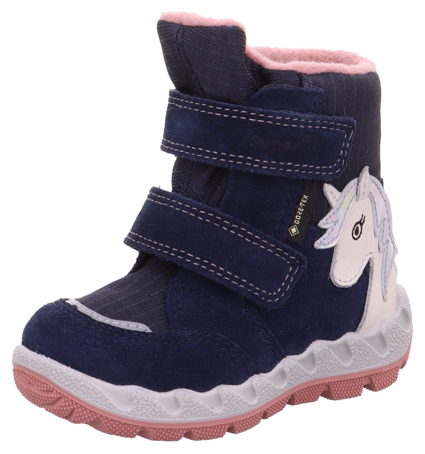 Superfit Winterlaarzen ICEBIRD WMS: breed Snowboots, winterlaarzen, klittenlaars met eenhoornmotief