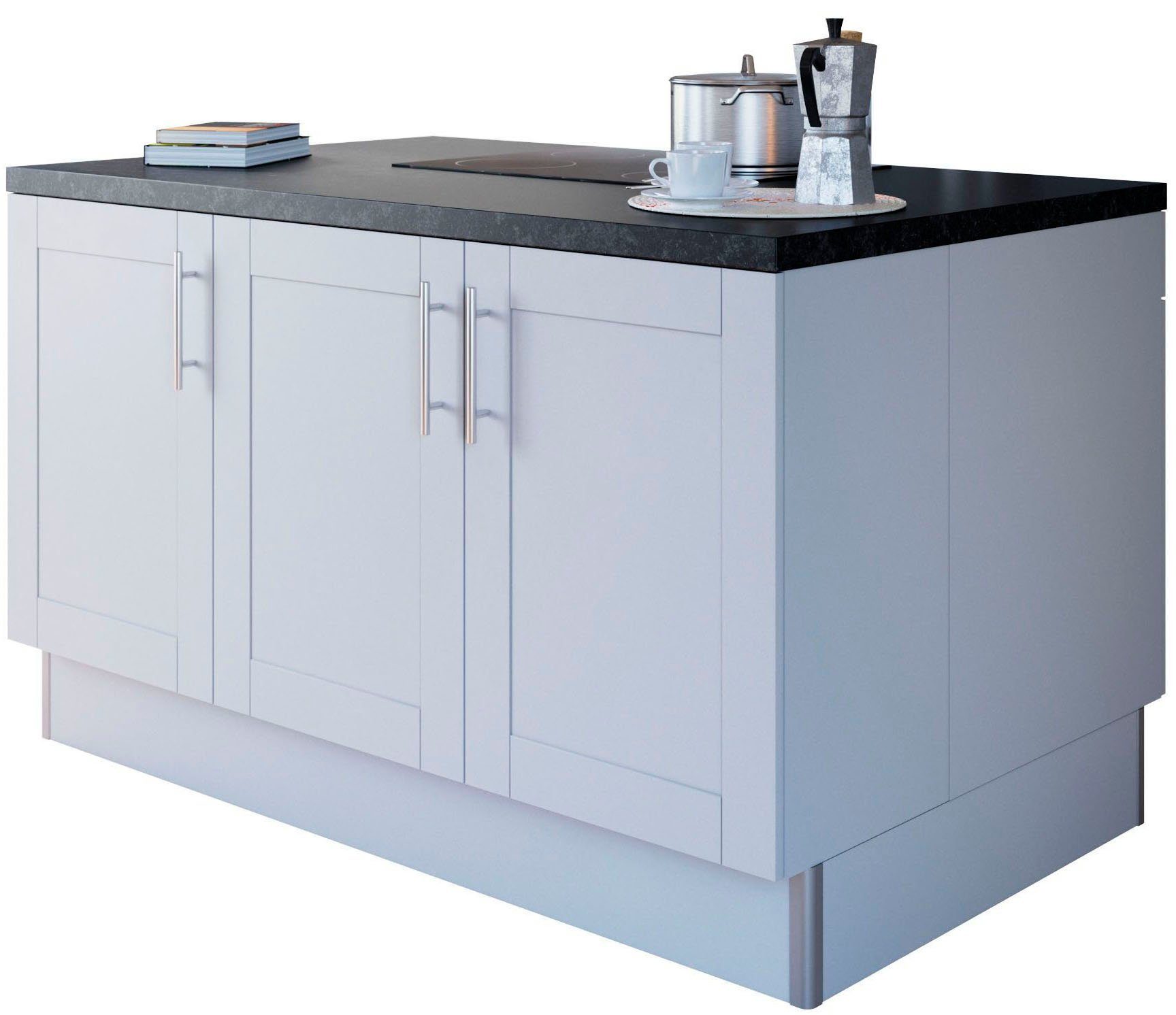 Kochstation Pantry keuken KS-Ahus Kookeiland, breedte 150 cm, optioneel met kookplaat