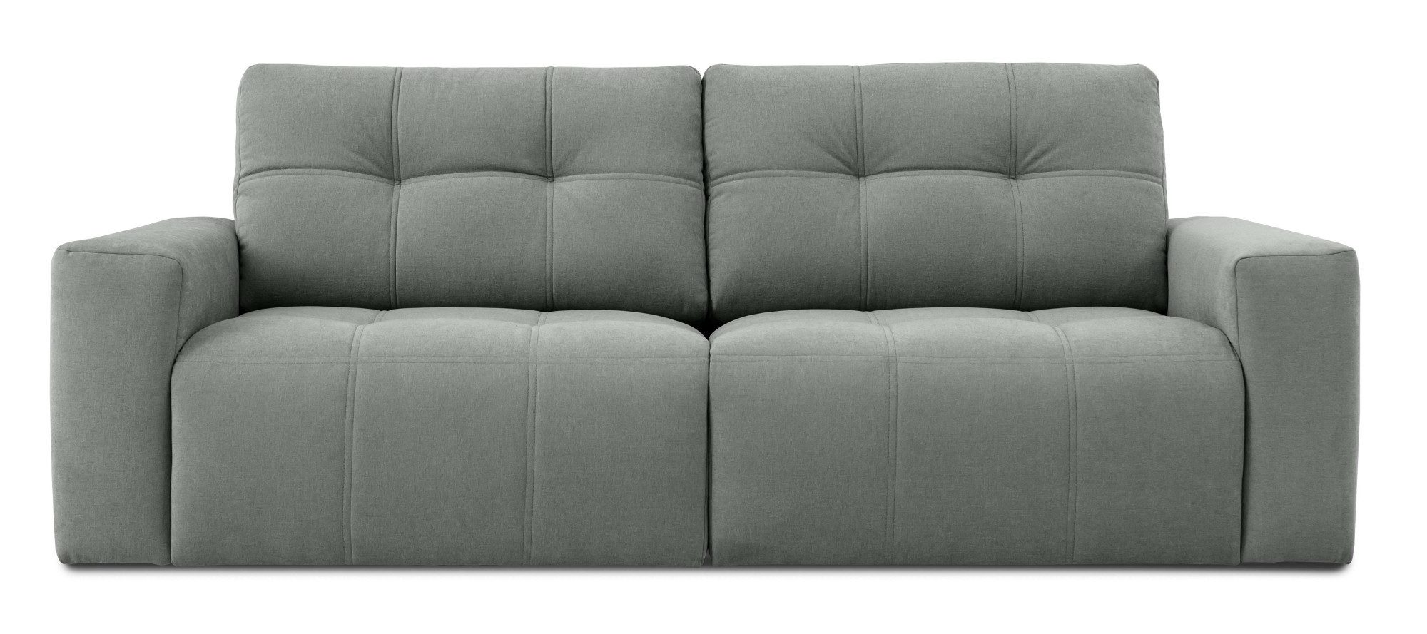 Home affaire 3-zitsbank Turnon, lounge-sofa, breedte 220 cm Chenille, met knoop- en dubbele stiksels, elegante uitstraling