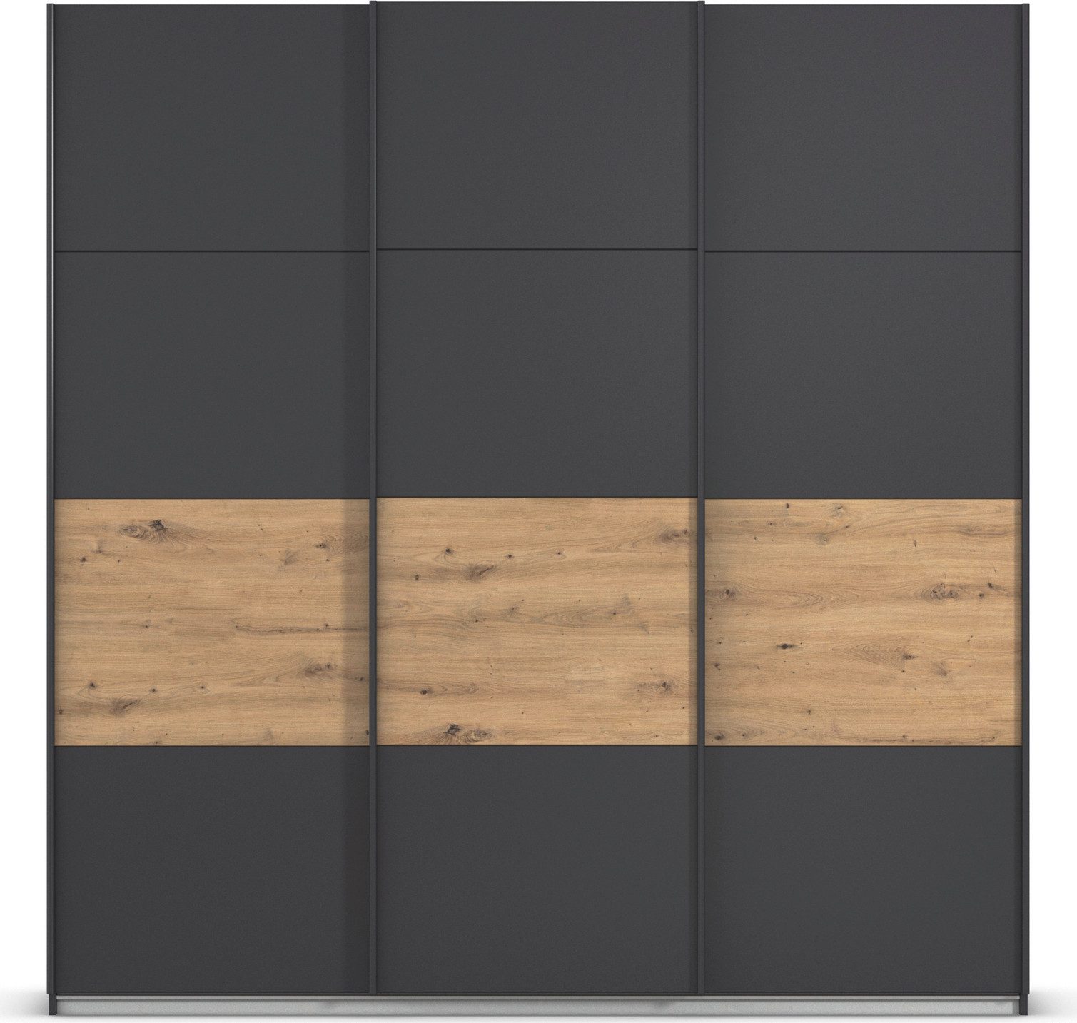 rauch Schuifdeurkast Kledingkast Kast Garderobe CORTONA inclusief indeling, 2 stoffen dozen en extra planken