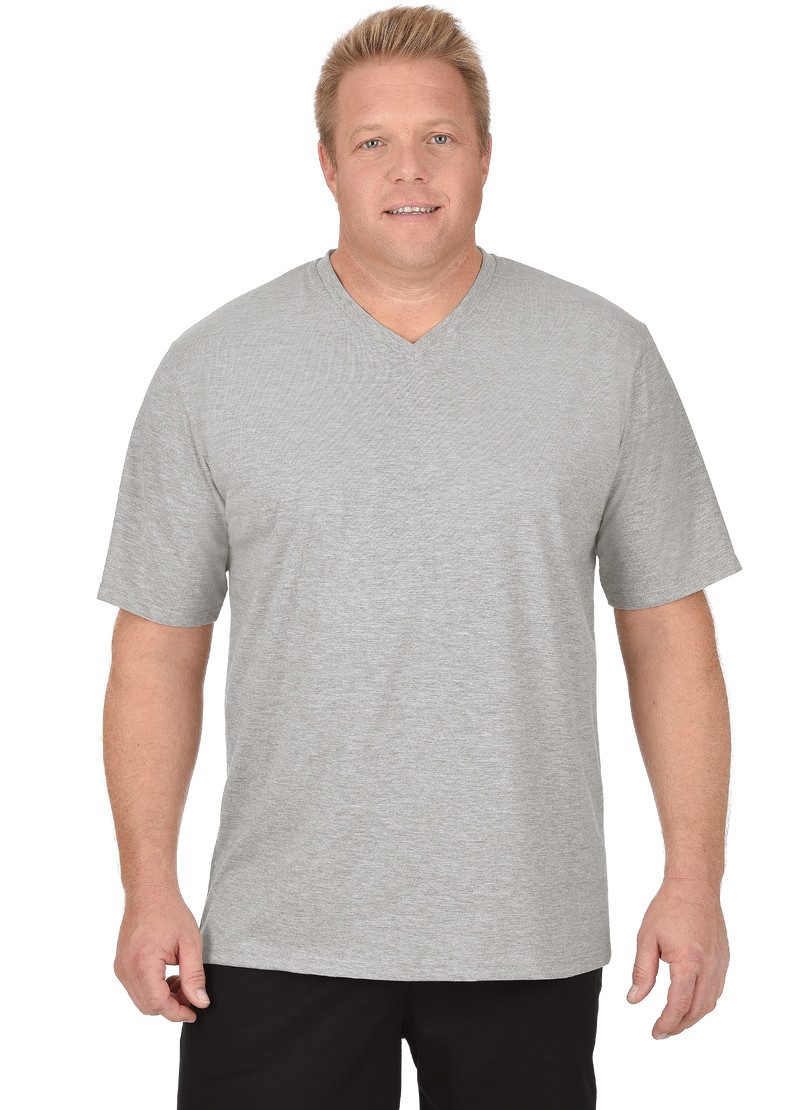 Trigema T-shirt Trigema V-Shirt DELUXE katoen (1-delig)