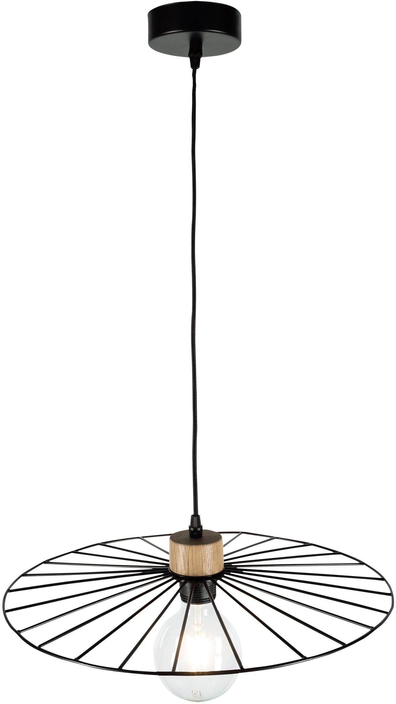 BRITOP LIGHTING Hanglamp ANTONELLA Hanglamp, modieuze lamp van metaal, kabel in te korten (1 stuk)