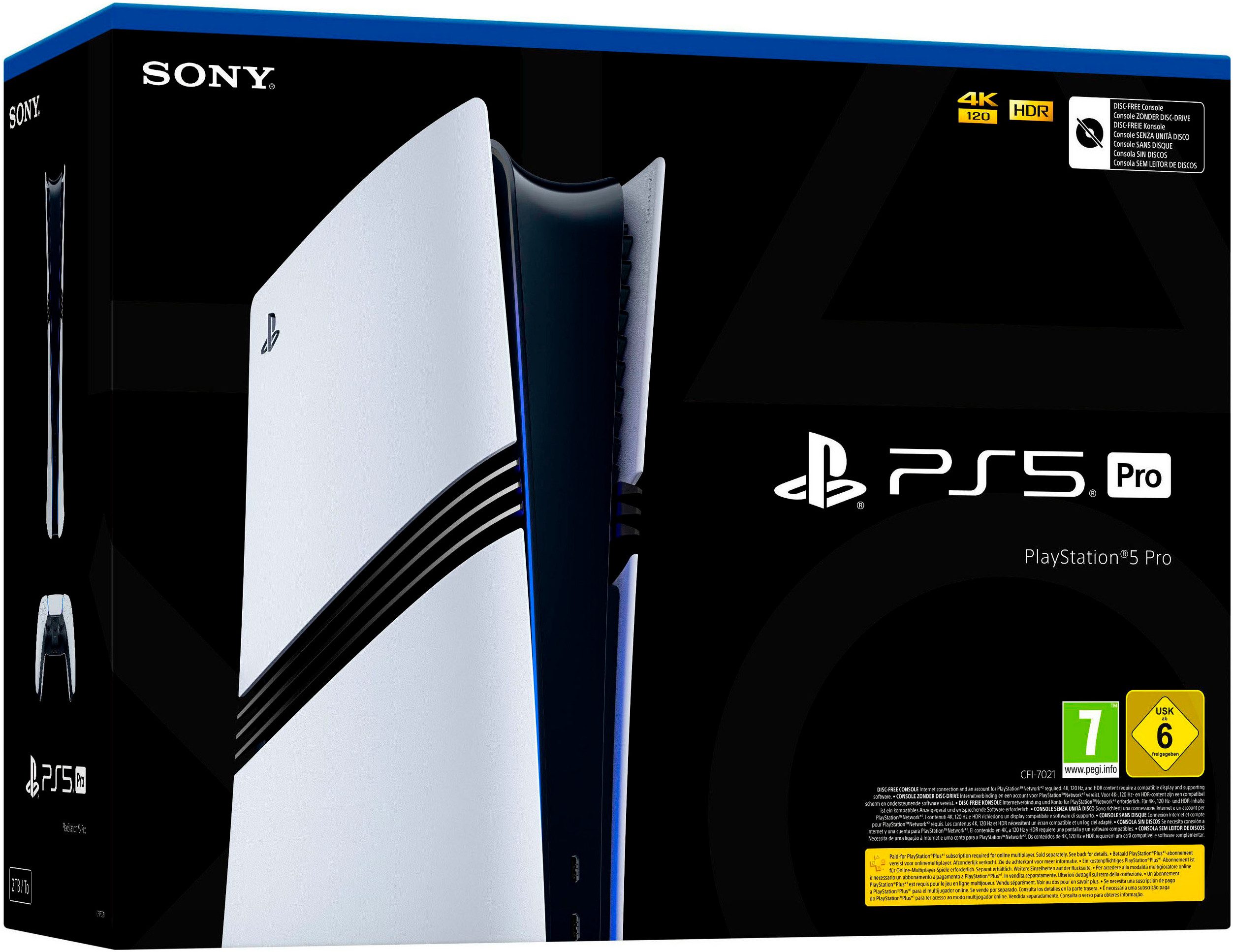 PlayStation 5 Console PlayStation 5 Pro console incl. tweede DualSense draadloze controller