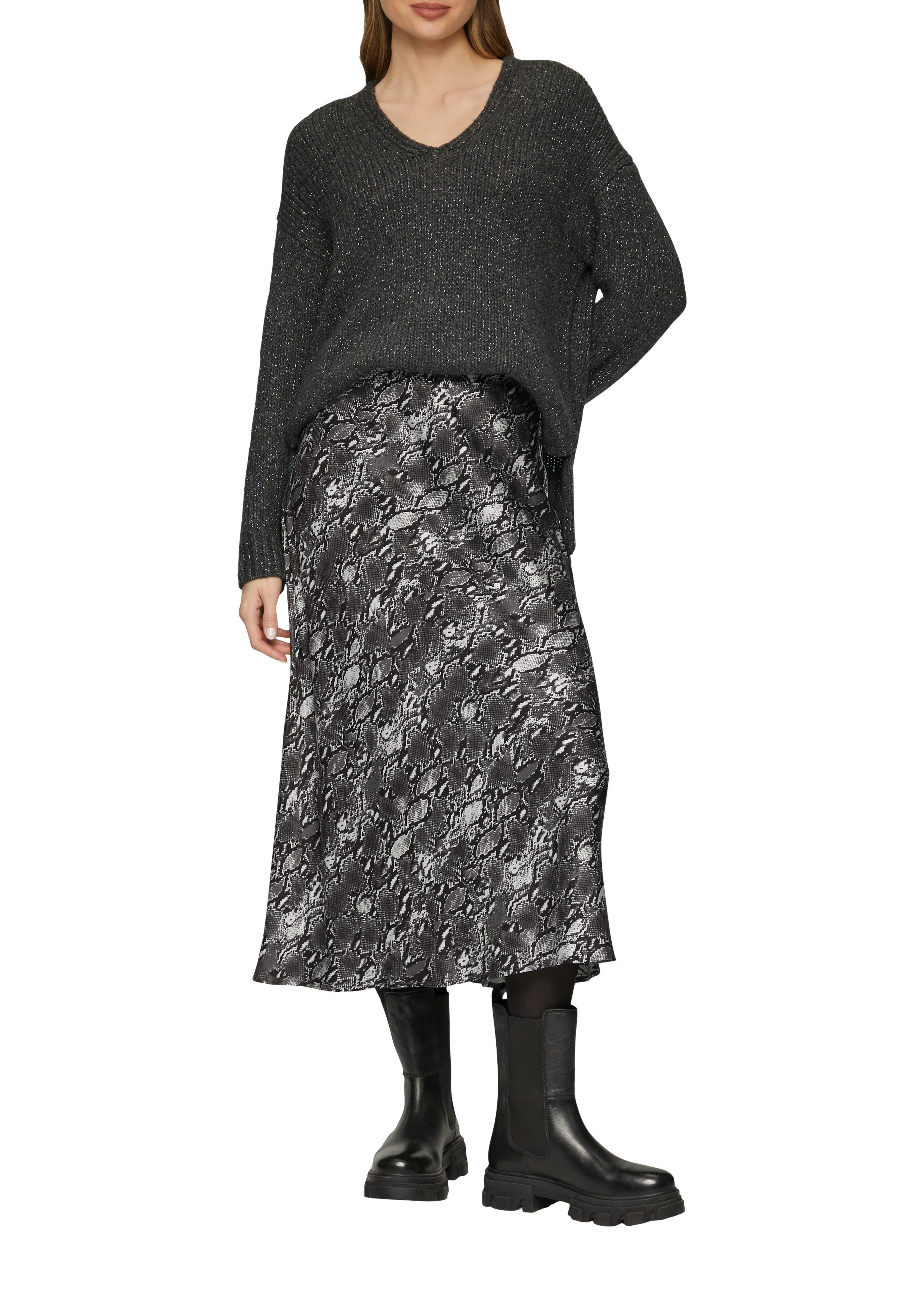 s.Oliver Maxirok met trendy dierenpatroon
