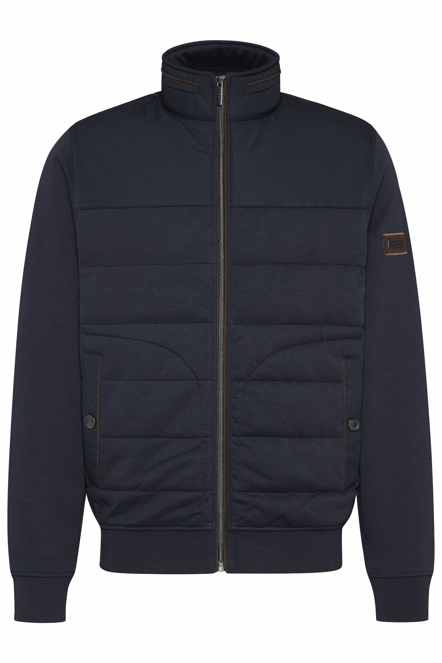 Bugatti Sweatvest met structuur