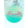 komar poster crab sea hoogte: 50 cm multicolor