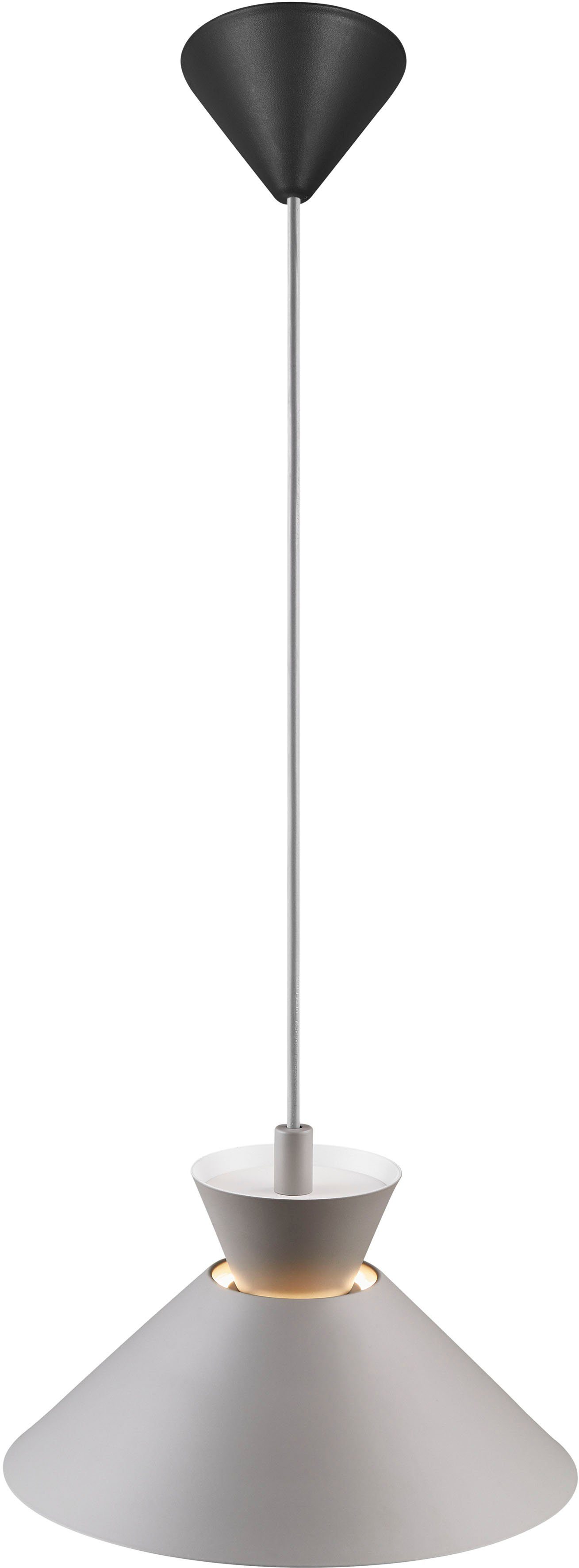Nordlux Hanglamp Dial Noordse eenvoud met duidelijke lijnen, decoratief uplight-effect (1 stuk)