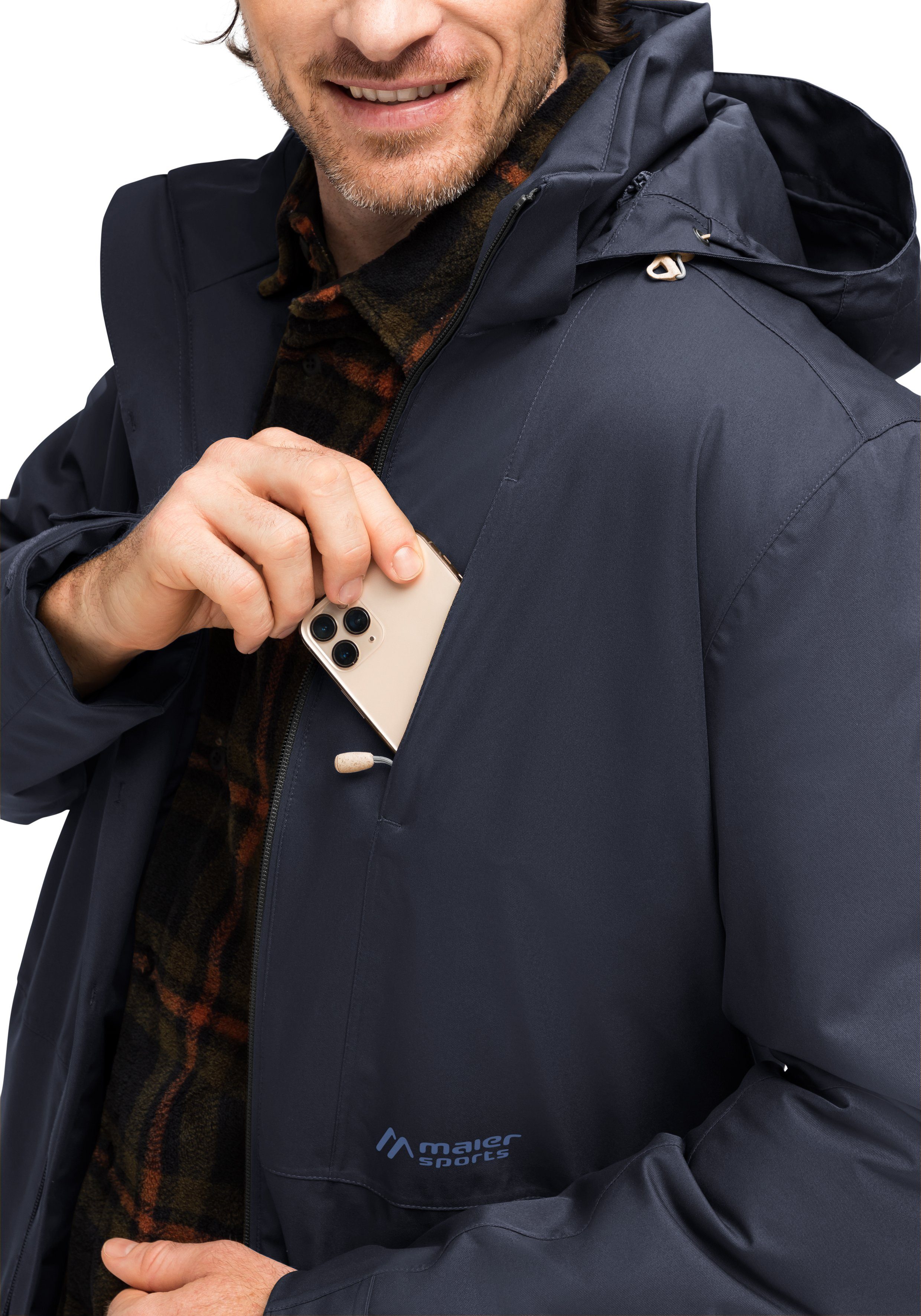 Maier Sports Functioneel jack Clima Pro Therm M Duurzaam vervaardigd outdoorjack