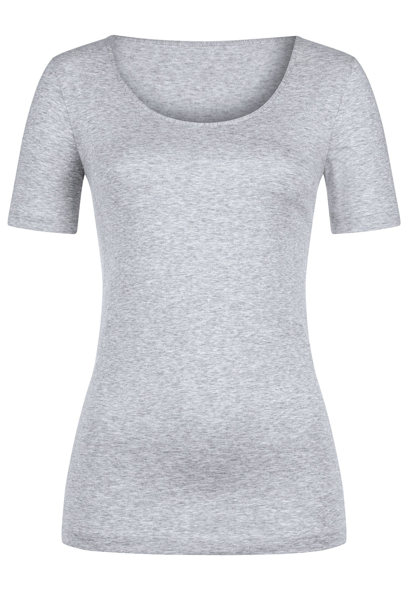 Mey Shirt met korte mouwen SERIE COTTON PURE Ronde halslijn, halve mouw, losse pasvorm