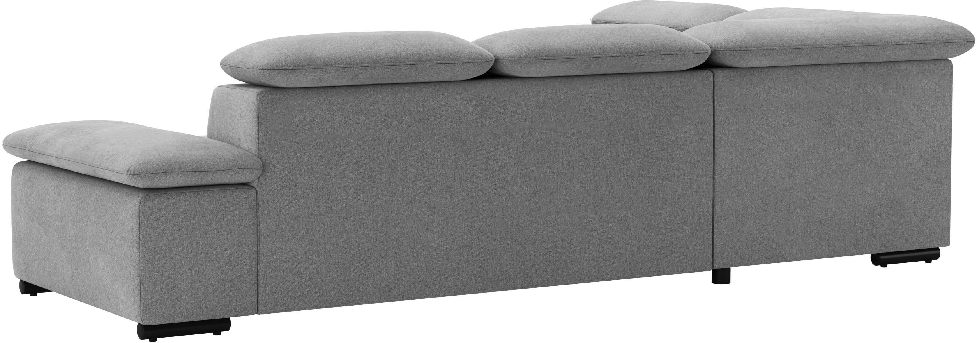 sit&more Hoekbank Alcudia L-vorm met armverstelling, optionele hoofdeindverstelling en bedfunctie