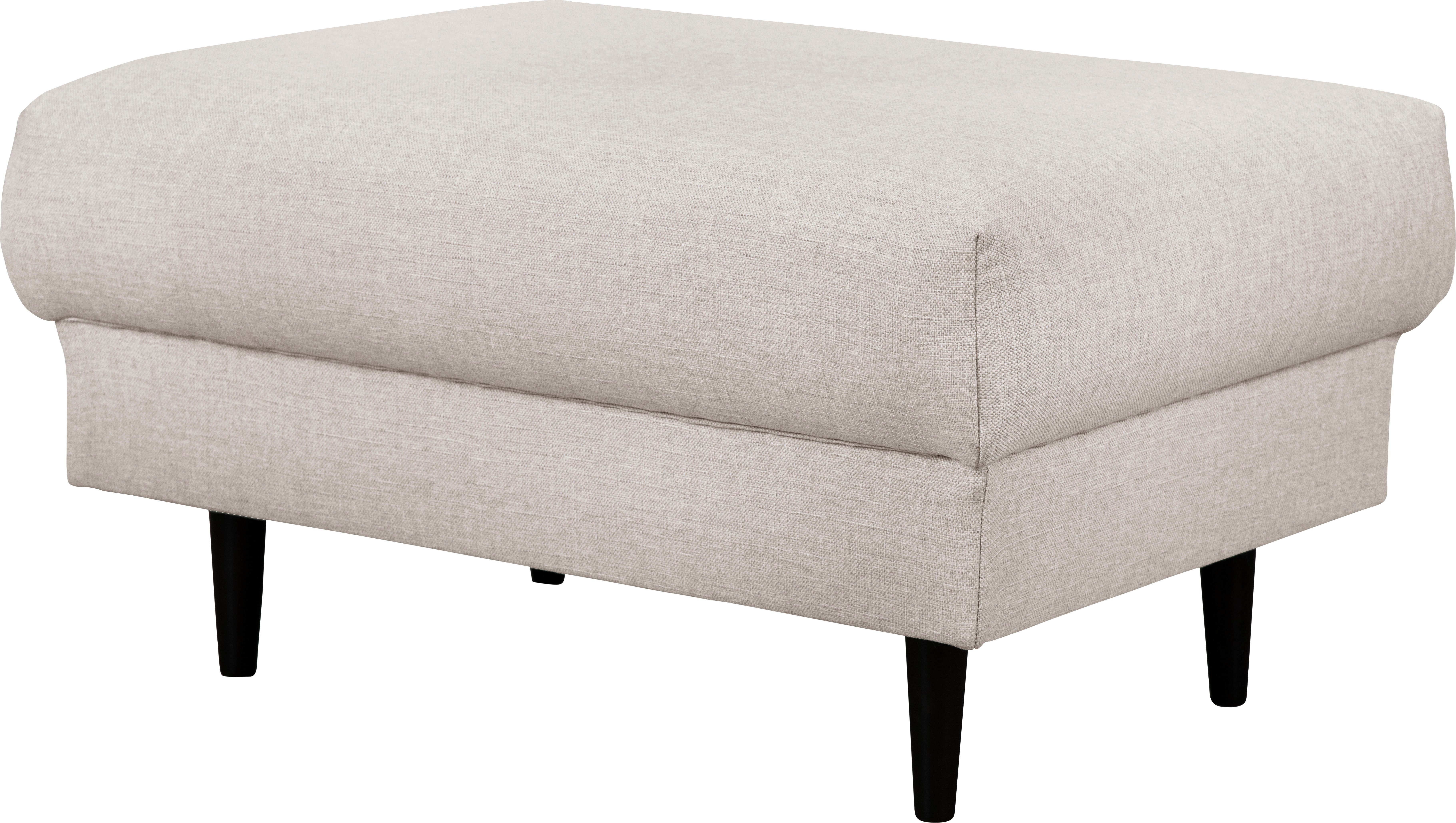 Home affaire Hocker VEYRAS zitpoef, afmetingen B/D/H: 90/65/46 cm met golvenondersteuning, passend bij de serie veyras