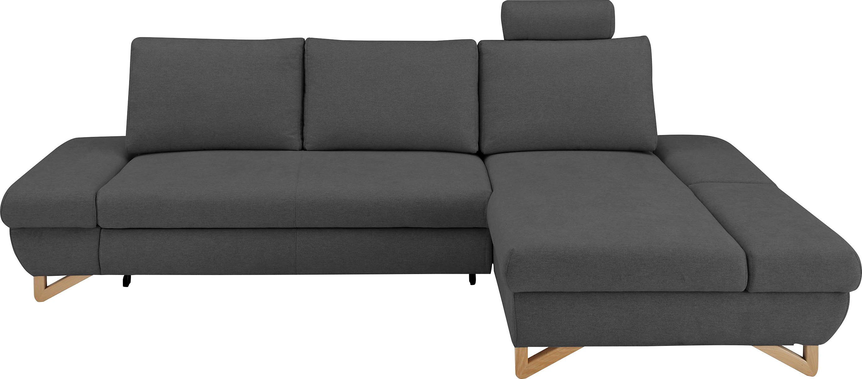 INOSIGN Slaapbank City/Giron comfortabele slaapbank (ligoppervlak 245 x 138 cm) en bedlade