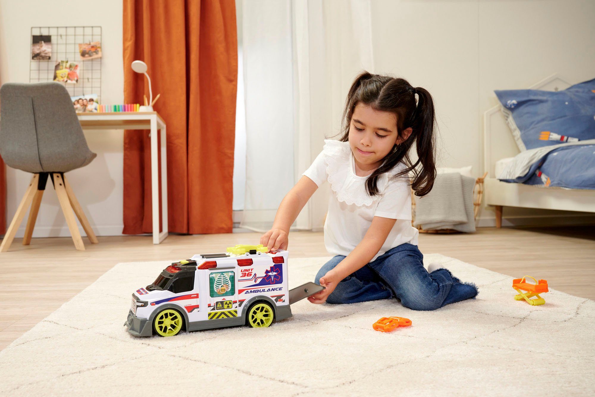 Dickie Toys Speelgoed-ambulance Ambulance met licht en geluid