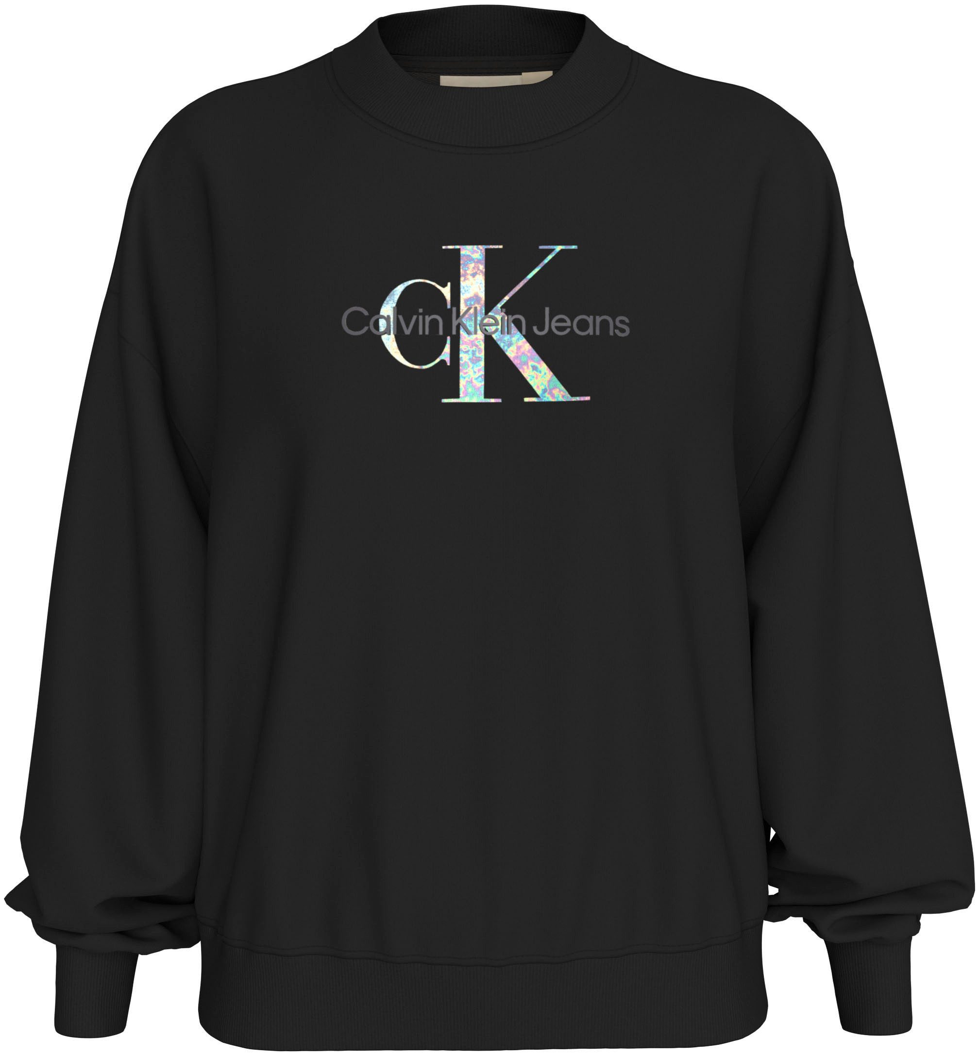 Calvin Klein Sweatshirt GLOSSY MONOLOGO REGULAR CREWNECK