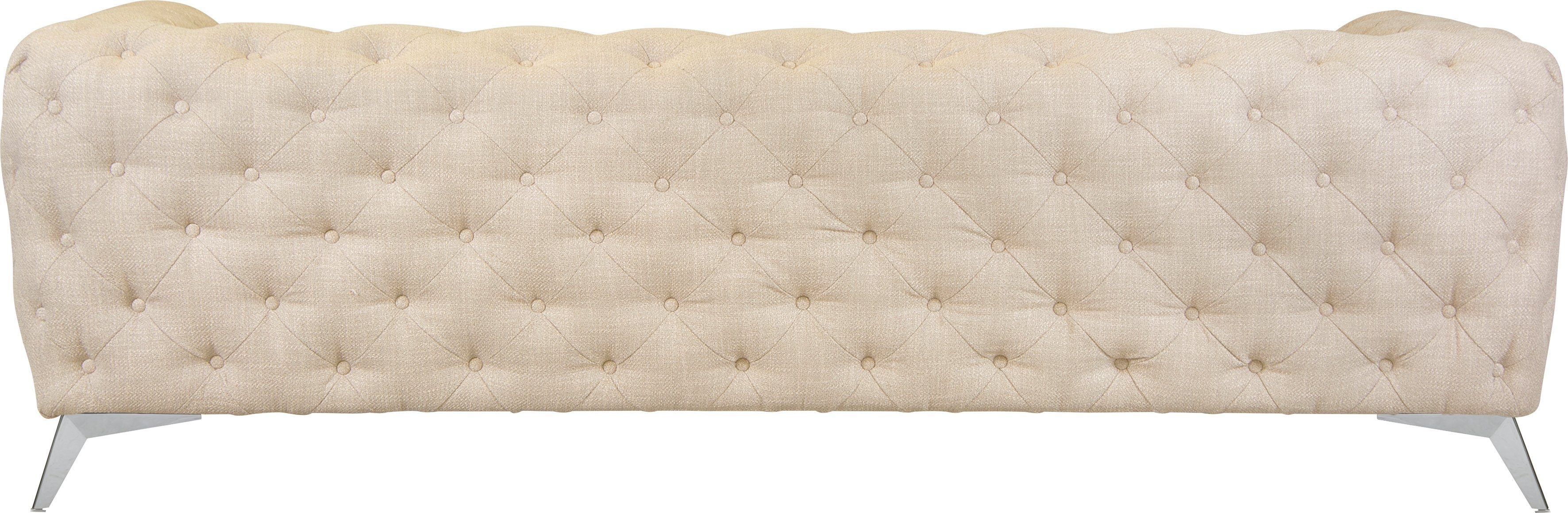 Leonique Chesterfield-bank Glynis luxueuze capitonnage, moderne chesterfield look, kleur van de poten ter keuze
