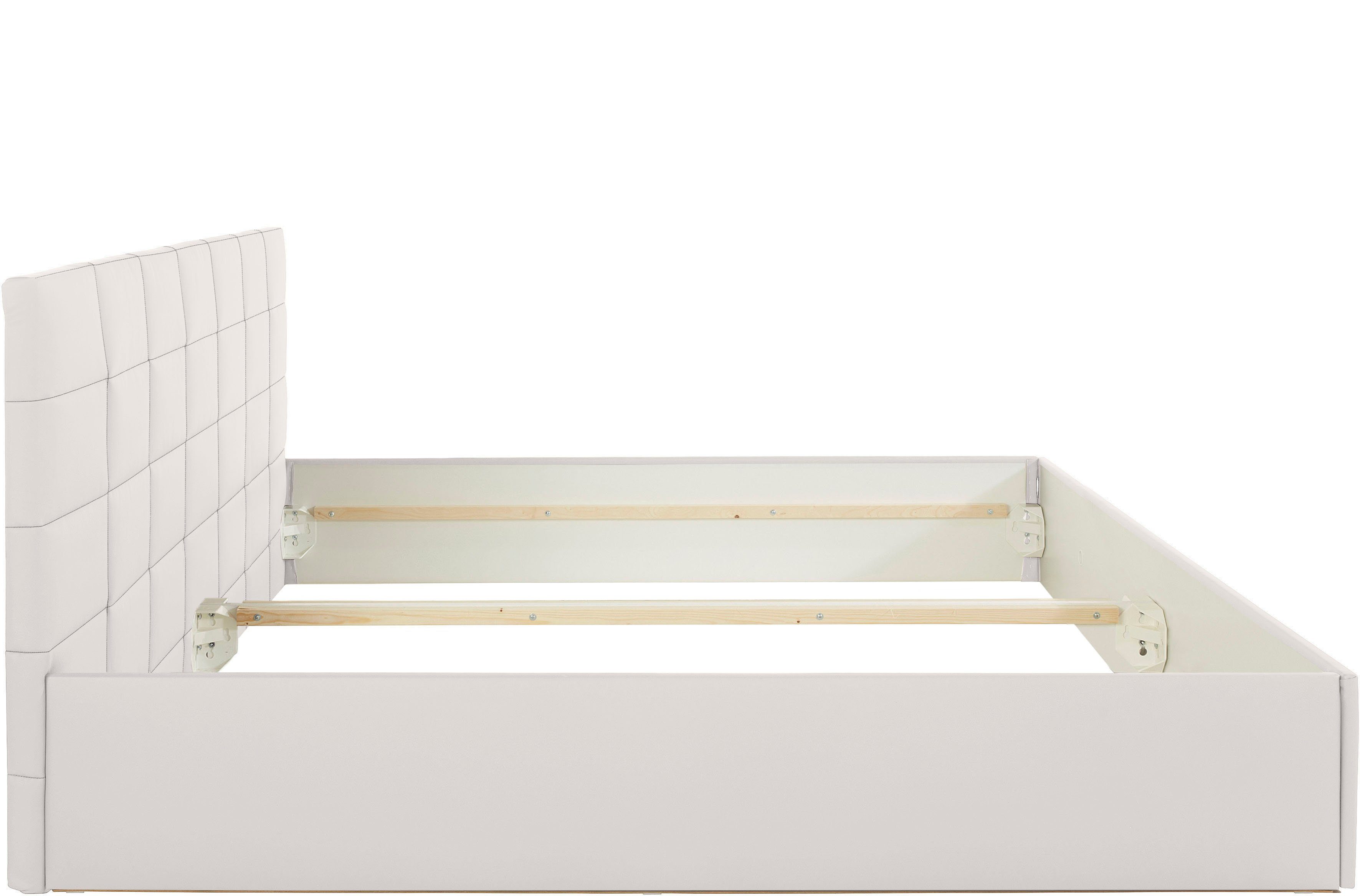 Westfalia Polsterbetten Gestoffeerd bed met bedkist bij uitvoering met matras, in 2 hoogten