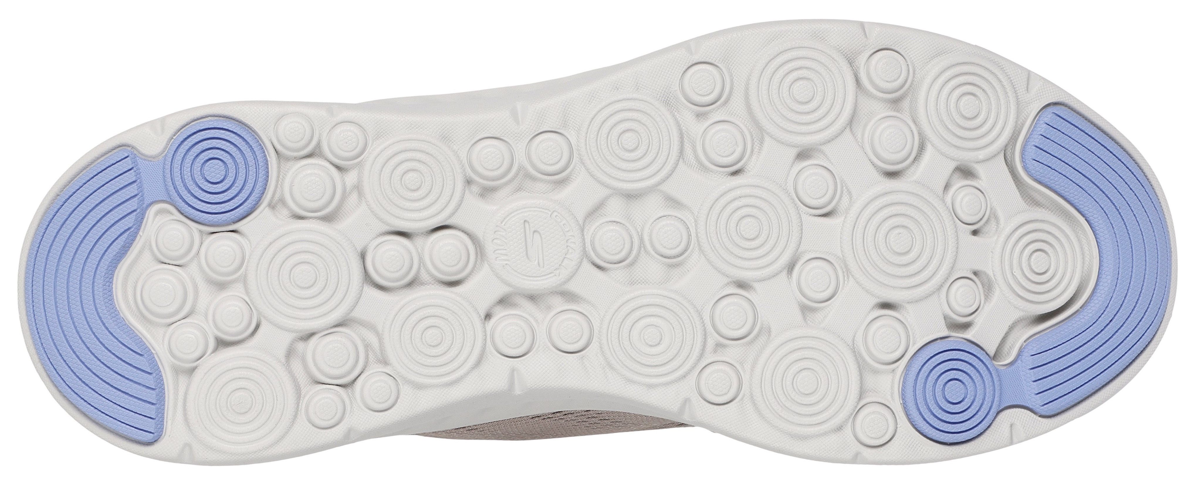 Skechers Slip-on sneakers GO WALK NOW-KHLOE Vrijetijdsschoen met hielkussen en slip-in technologie