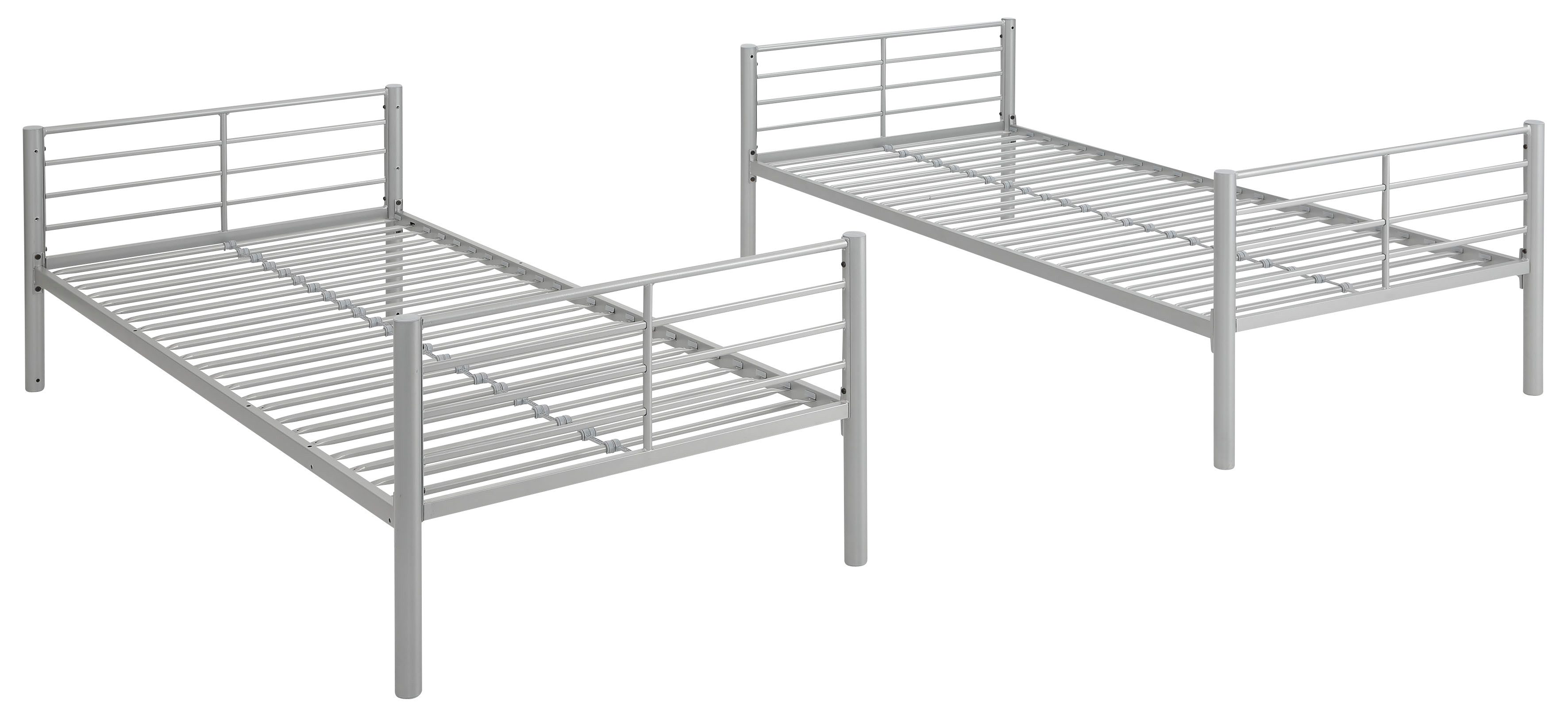 Lüttenhütt Stapelbed Hayo, draagvermogen 250 KG! Metalen bed, stapelbed perfect voor kleine ruimtes, meerdere kleuren(b/d/h) ca. 208/97/160 cm