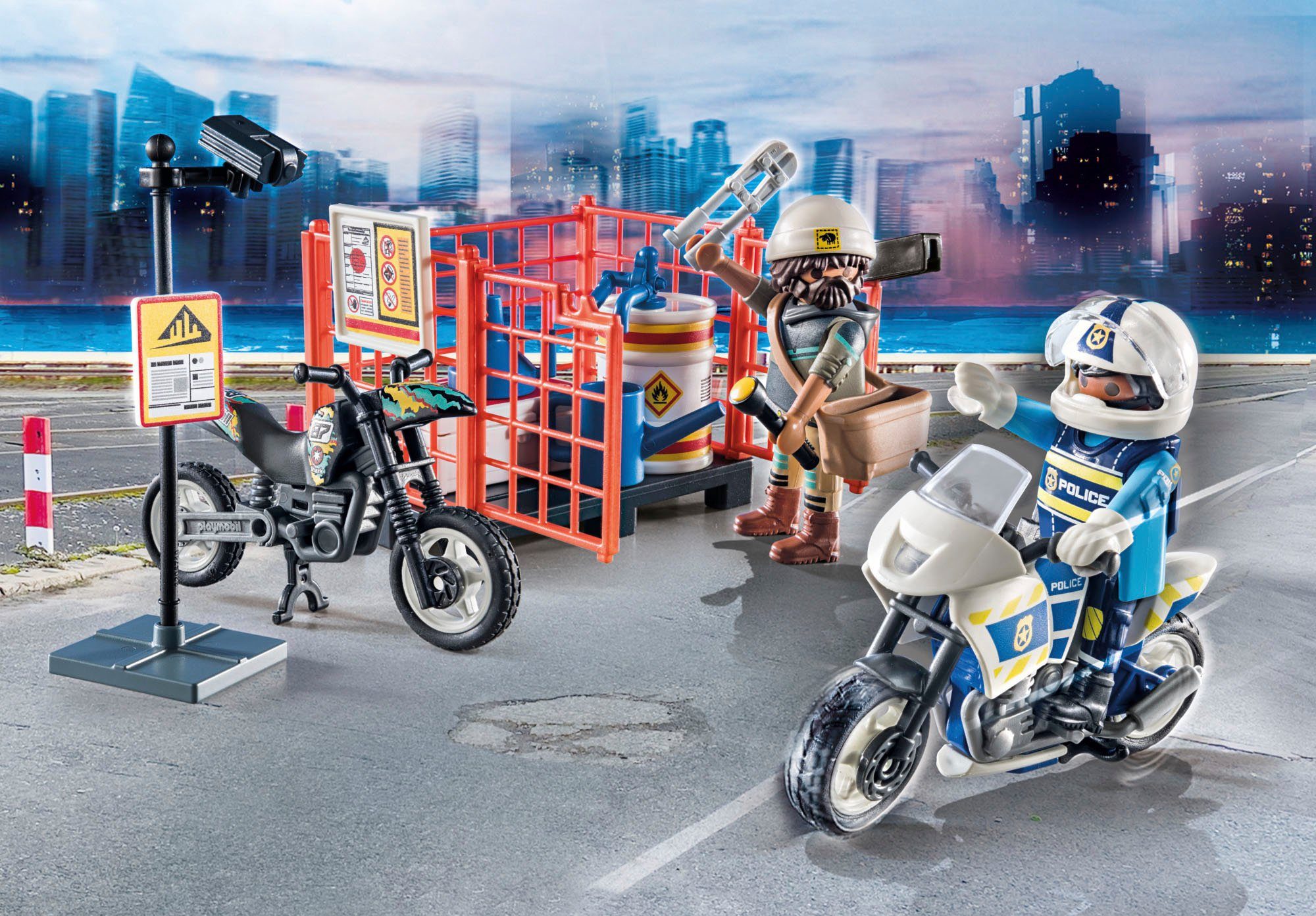 Playmobil® Constructie-speelset Starter Pack, politie (71381), My Action Heroes (46-delig)