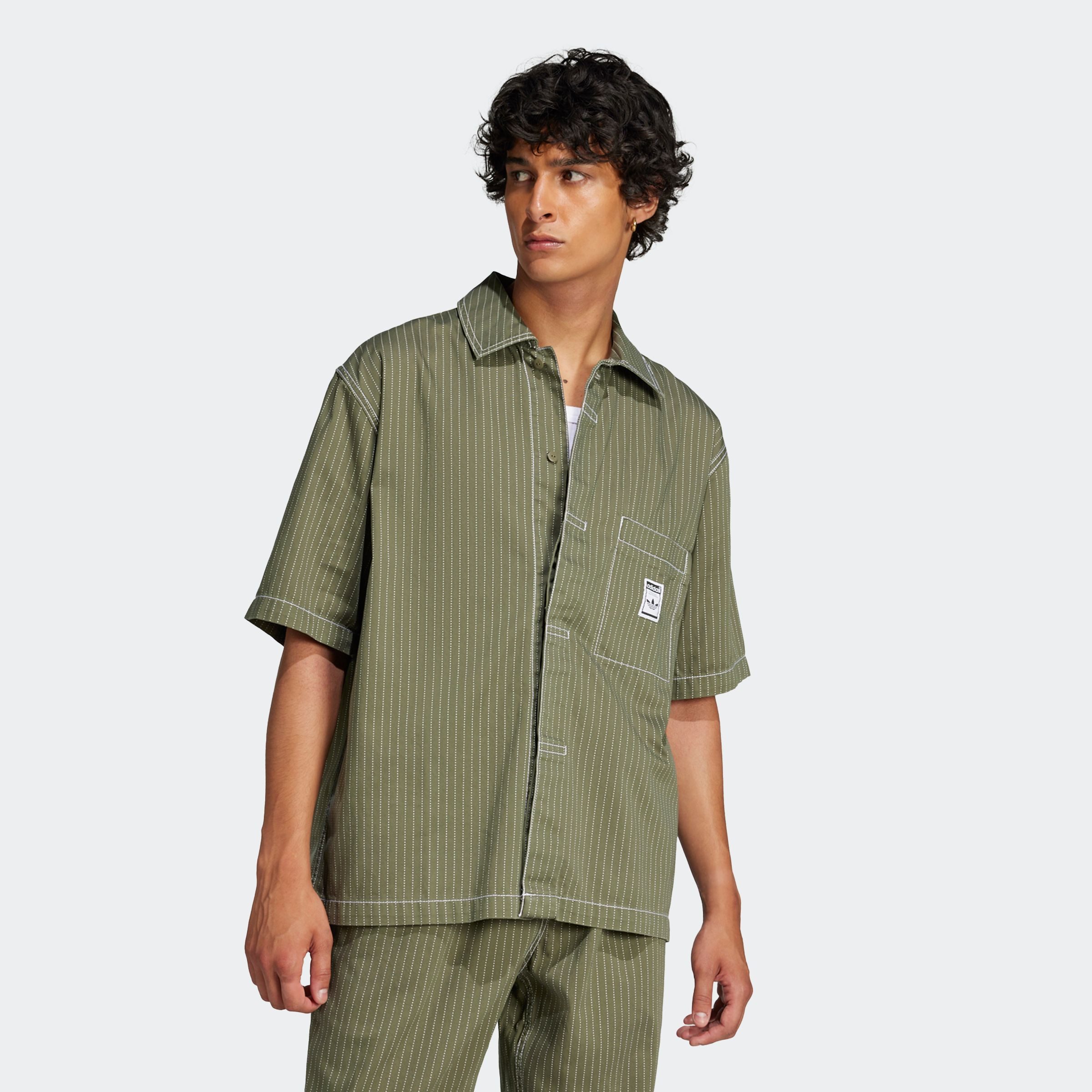 adidas Originals T-shirt WAB SHIRT heren t-shirts maat S groen