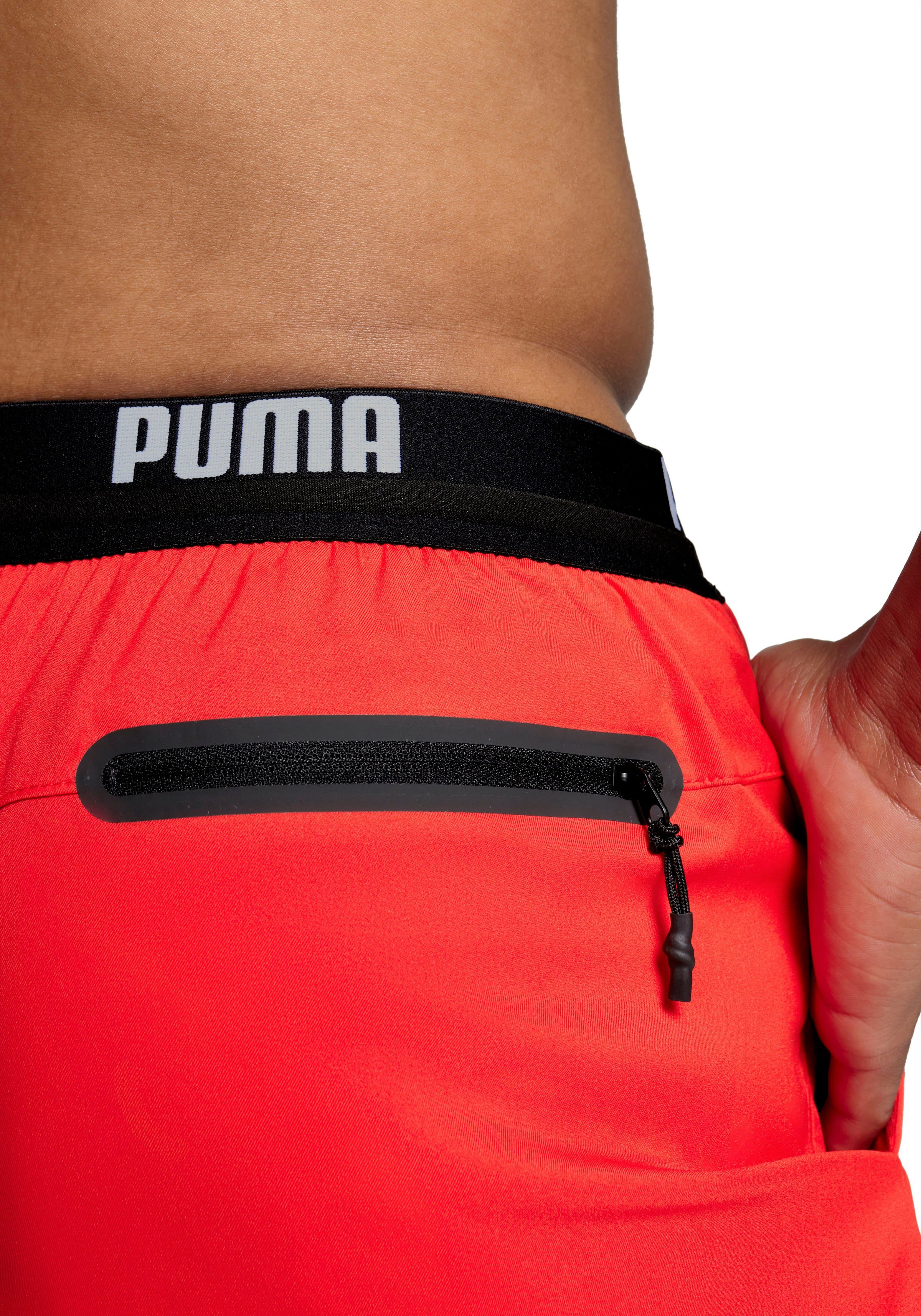 PUMA Zwemshort met elastische logoband
