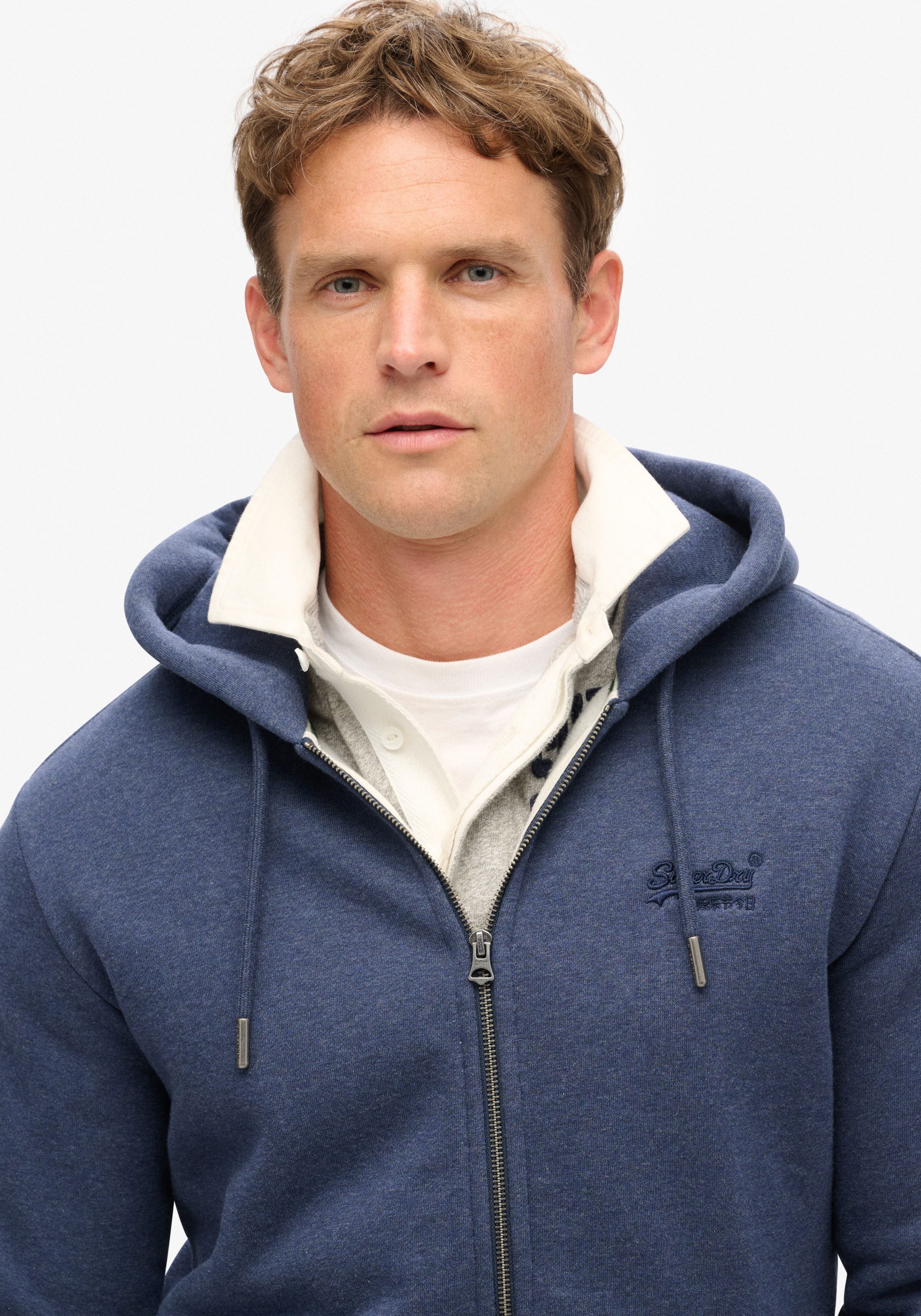Superdry Capuchonsweatvest ESSENTIAL LOGO ZIP HOODIE