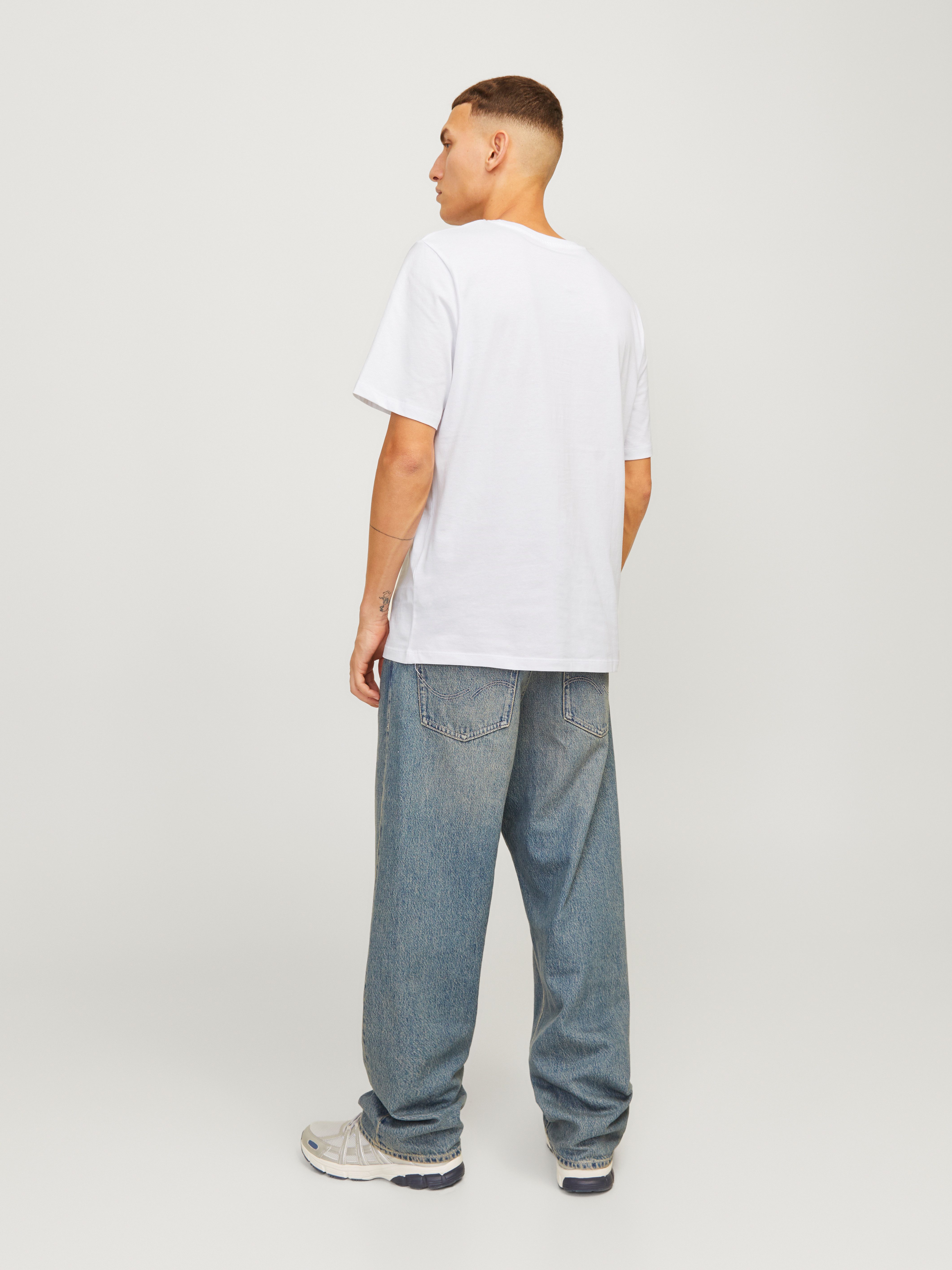 Jack & Jones Shirt met ronde hals JJECORP LOGO TEE SS O-NECK 3PK MP NOOS (set, 3-delig)