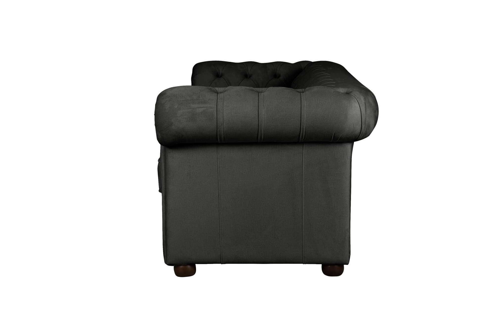 Home affaire Fauteuil CHARENTE, Chesterfield, golfsysteem, afmetingen B/D/H: 105/89/74 cm