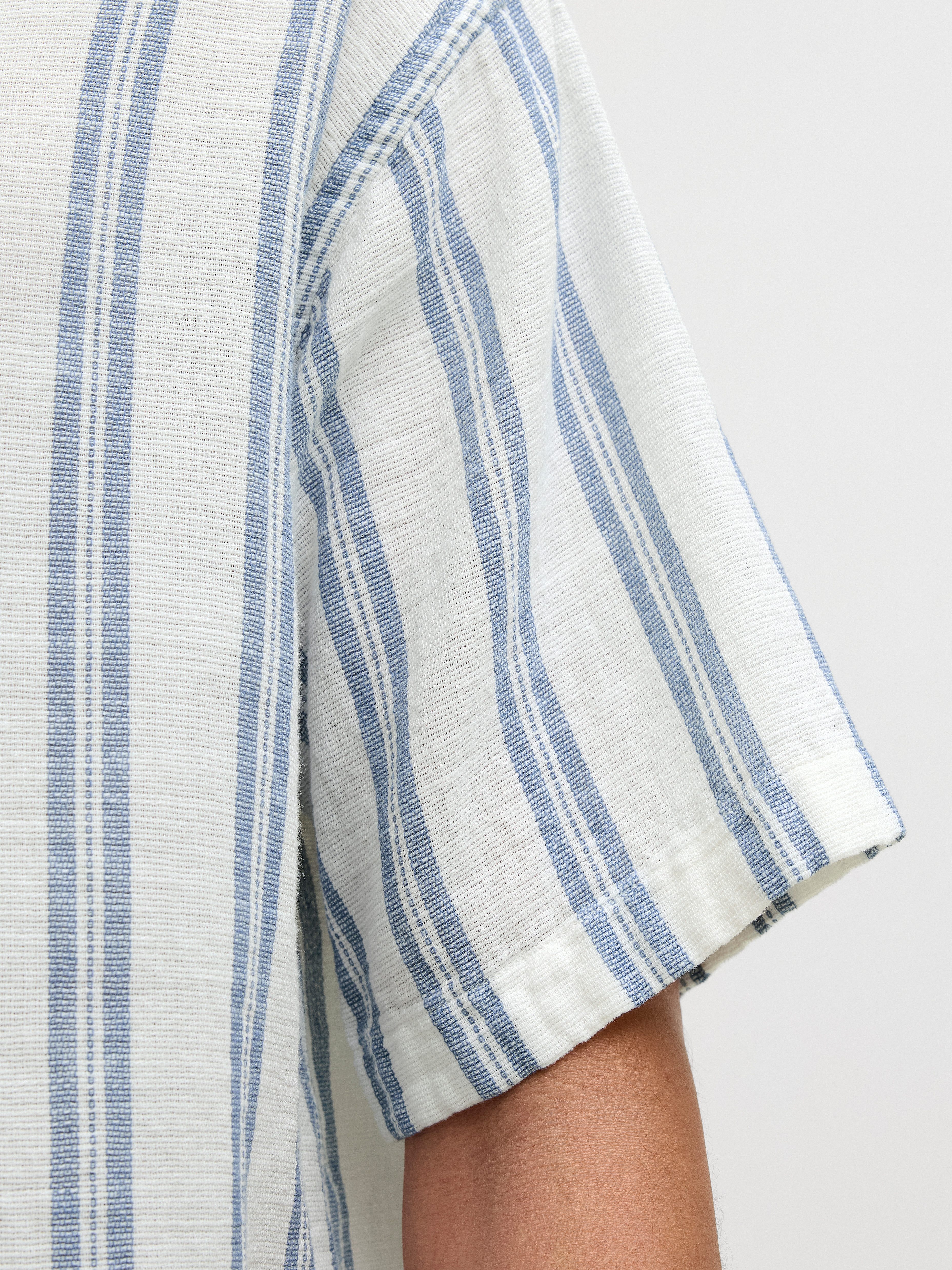 Jack & Jones Overhemd met korte mouwen JJEENZO STRIPE RESORT SHIRT SS SN