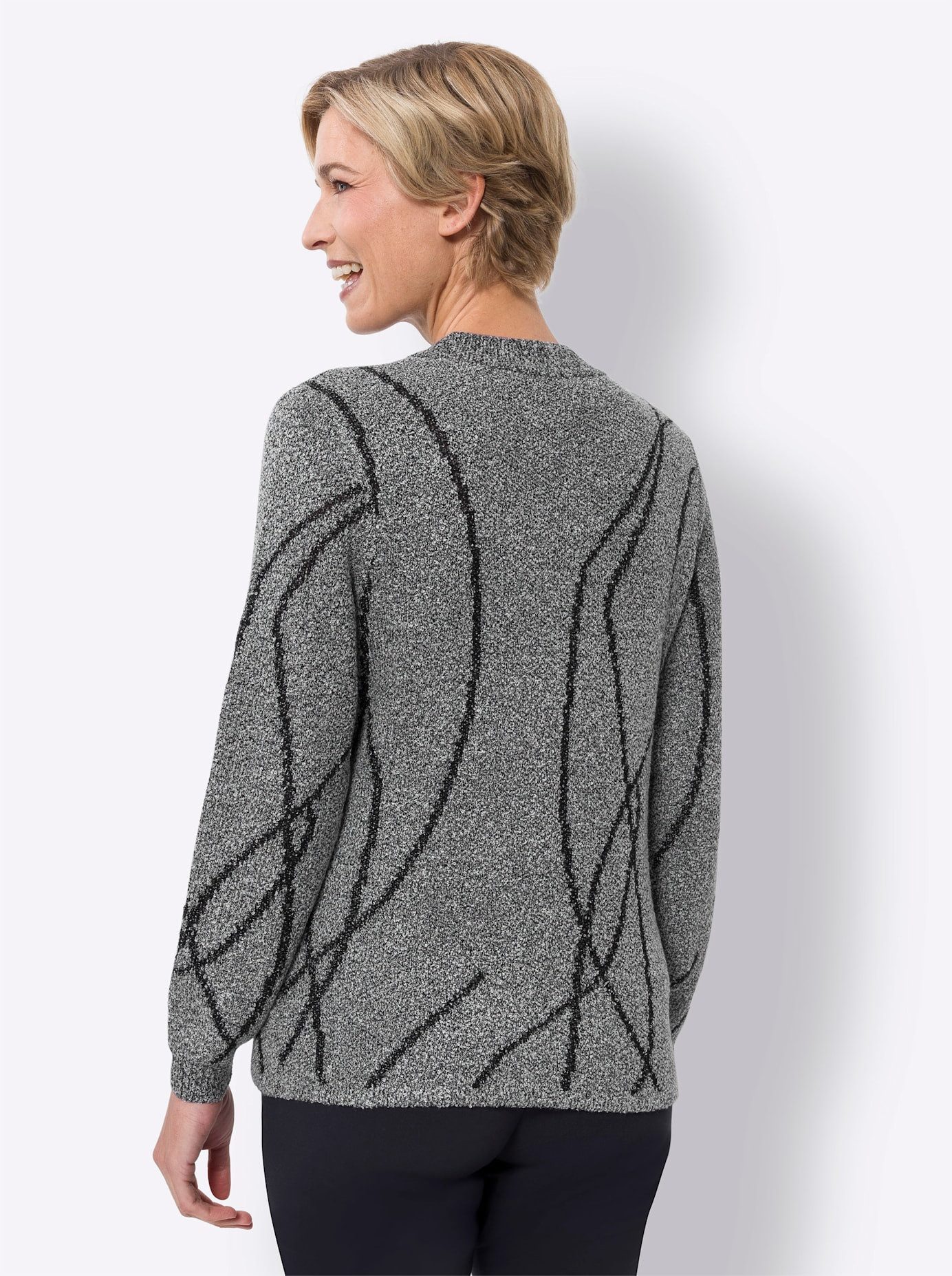 Classic Basics Gebreide trui Bouclé trui