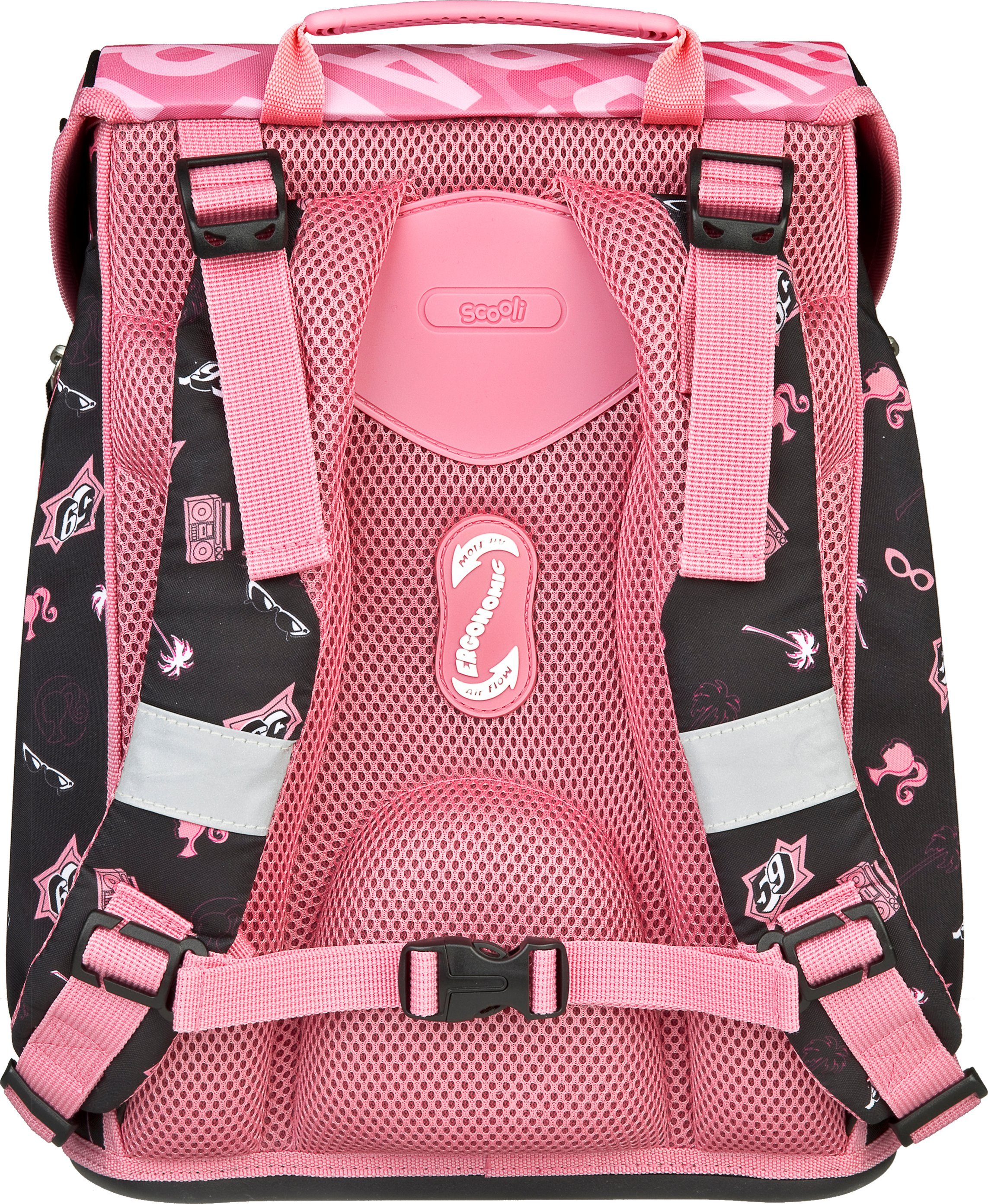 Scooli Schooltas EasyFit, Barbie (5-delig)