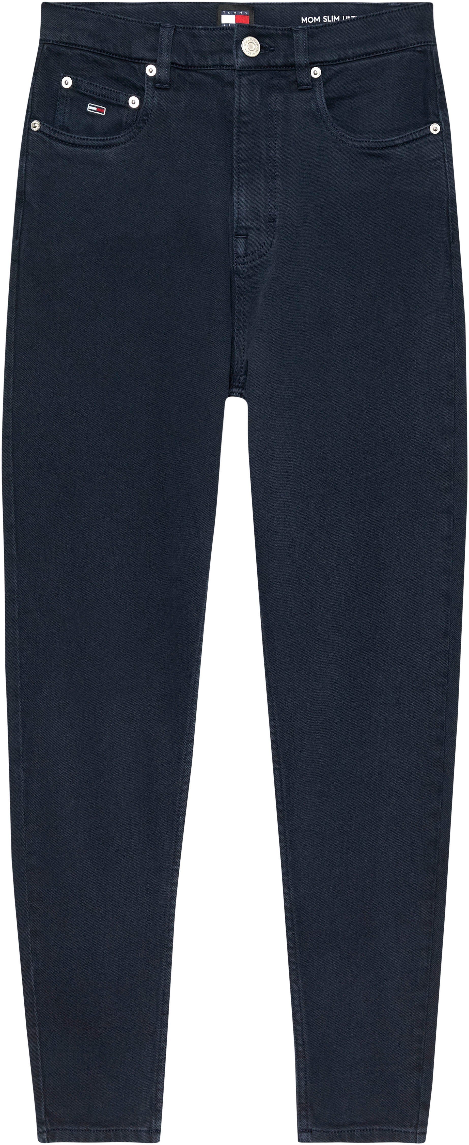 TOMMY JEANS Geweven broek TJW MOM SLIM UH GD met geborduurd logo