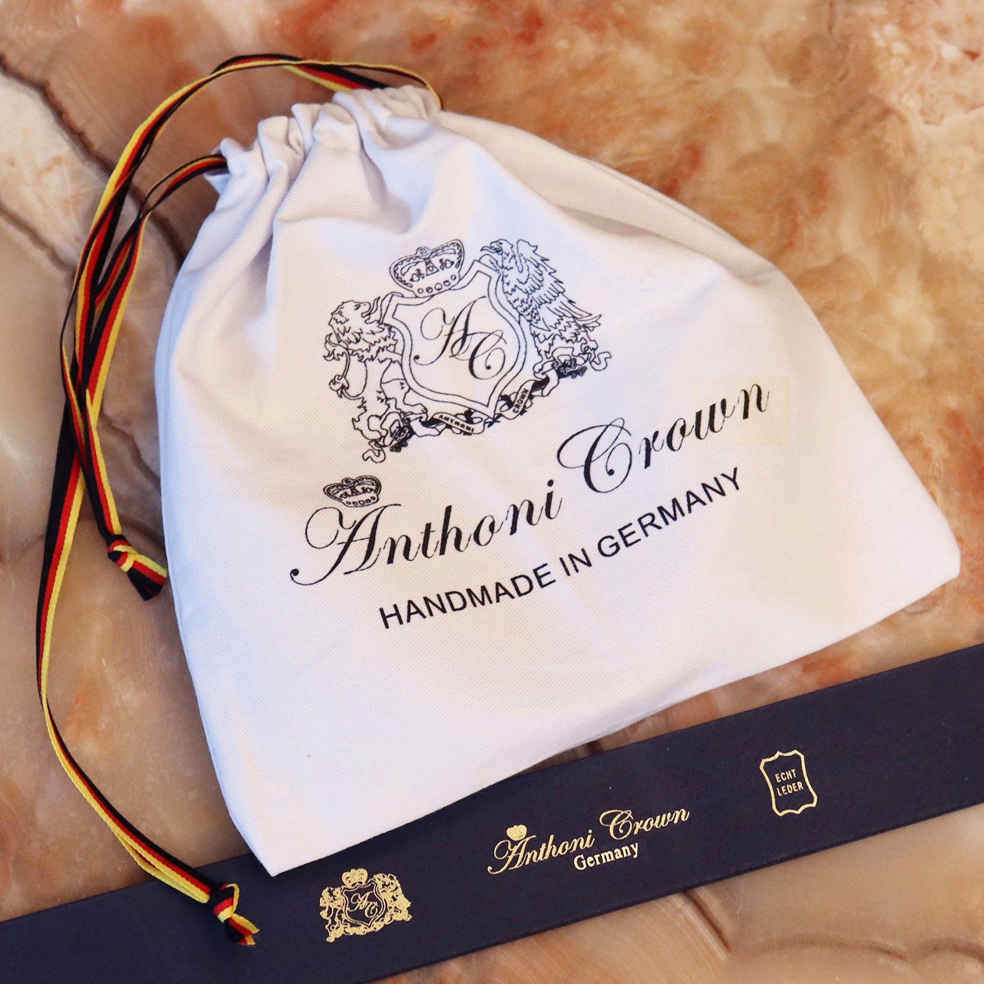 Anthoni Crown Leren riem