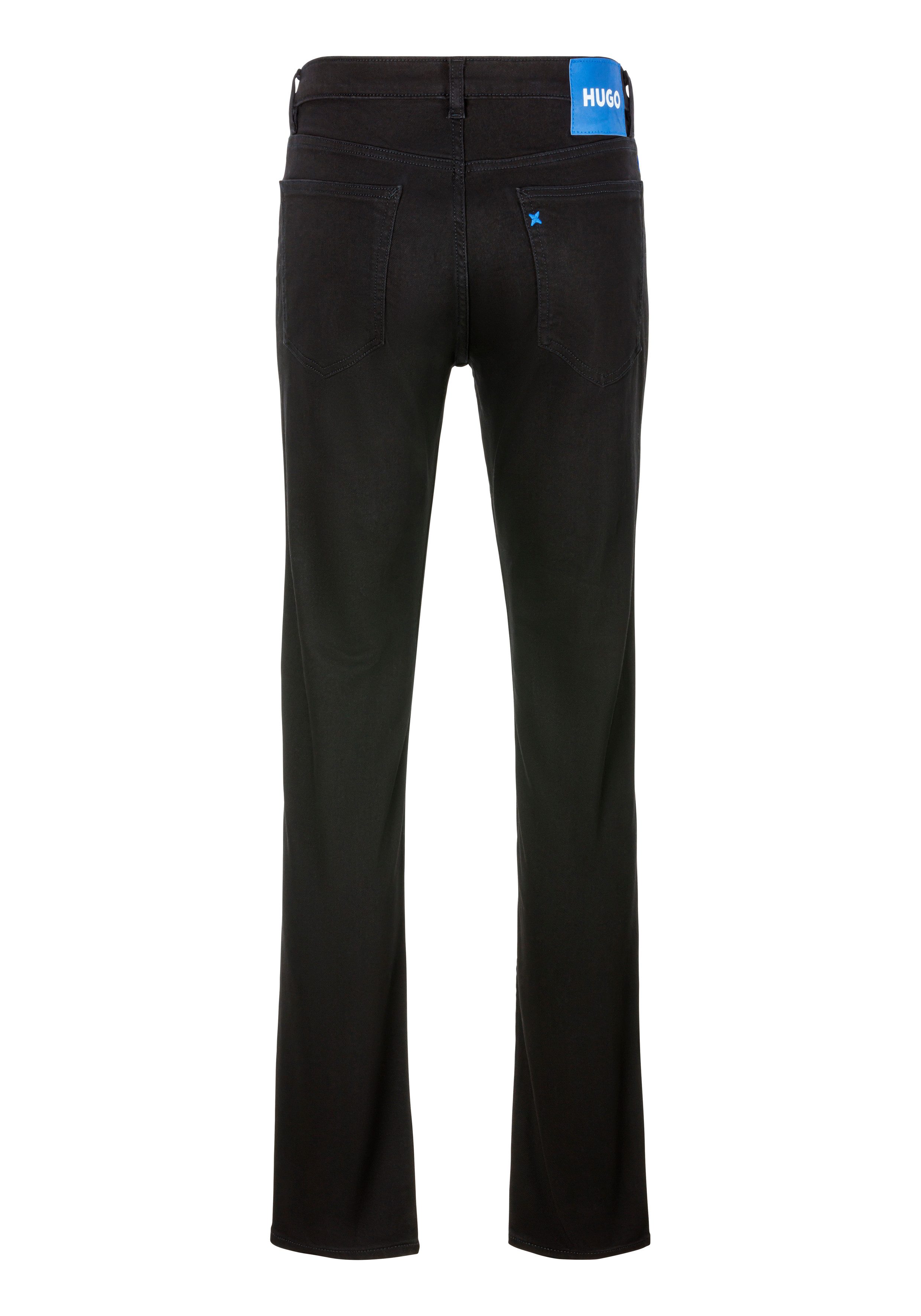 HUGO Blue Slim fit jeans Zane met aangehechte band