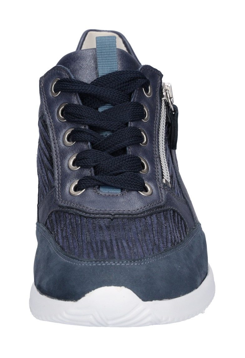 Waldläufer Sneakers met sleehak HIMONA , lage schoen, veterschoen, comfortabele schoen met ritssluiting