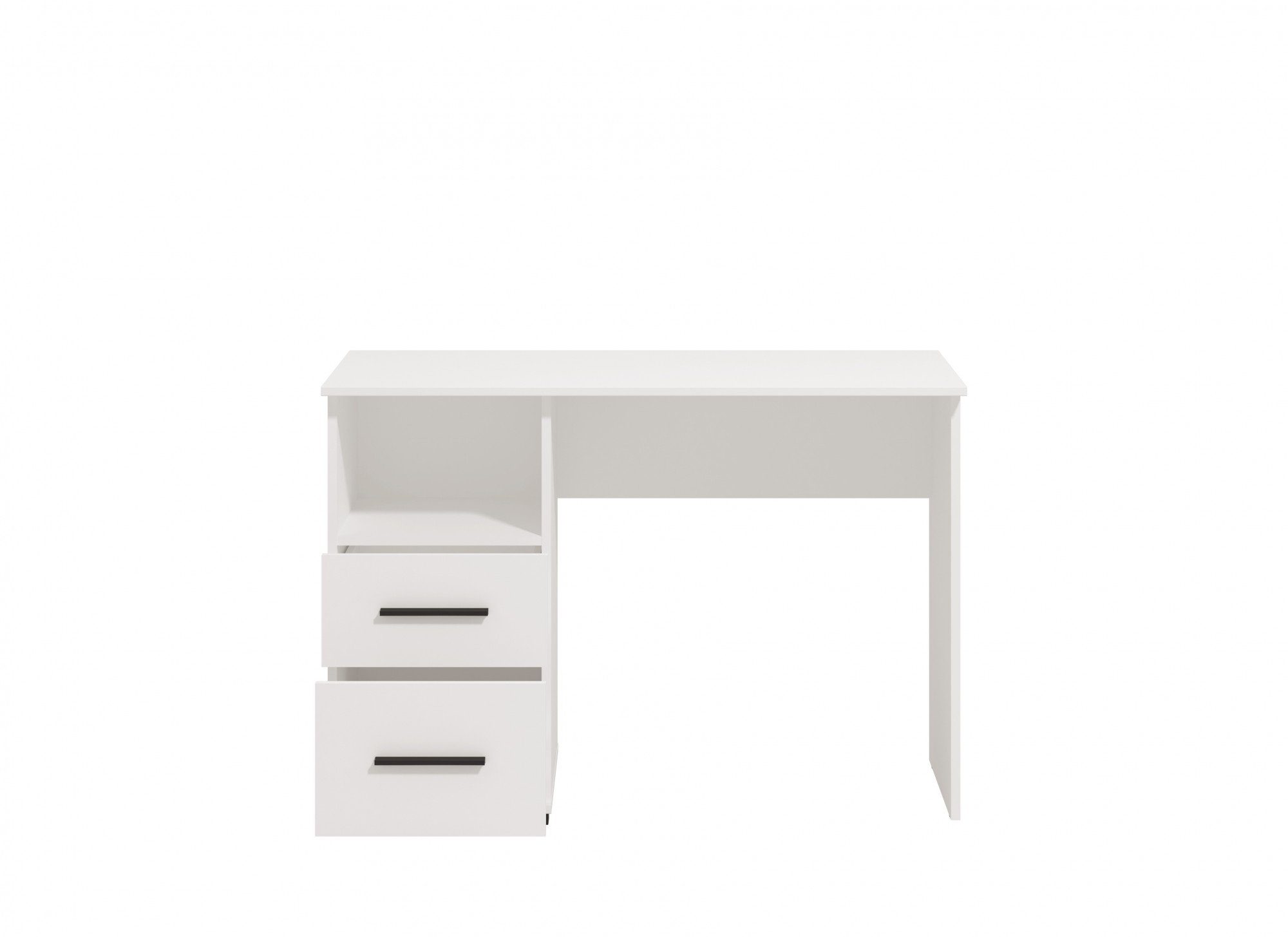 Places of Style Bureau POLET met 2 laden bureaus wit